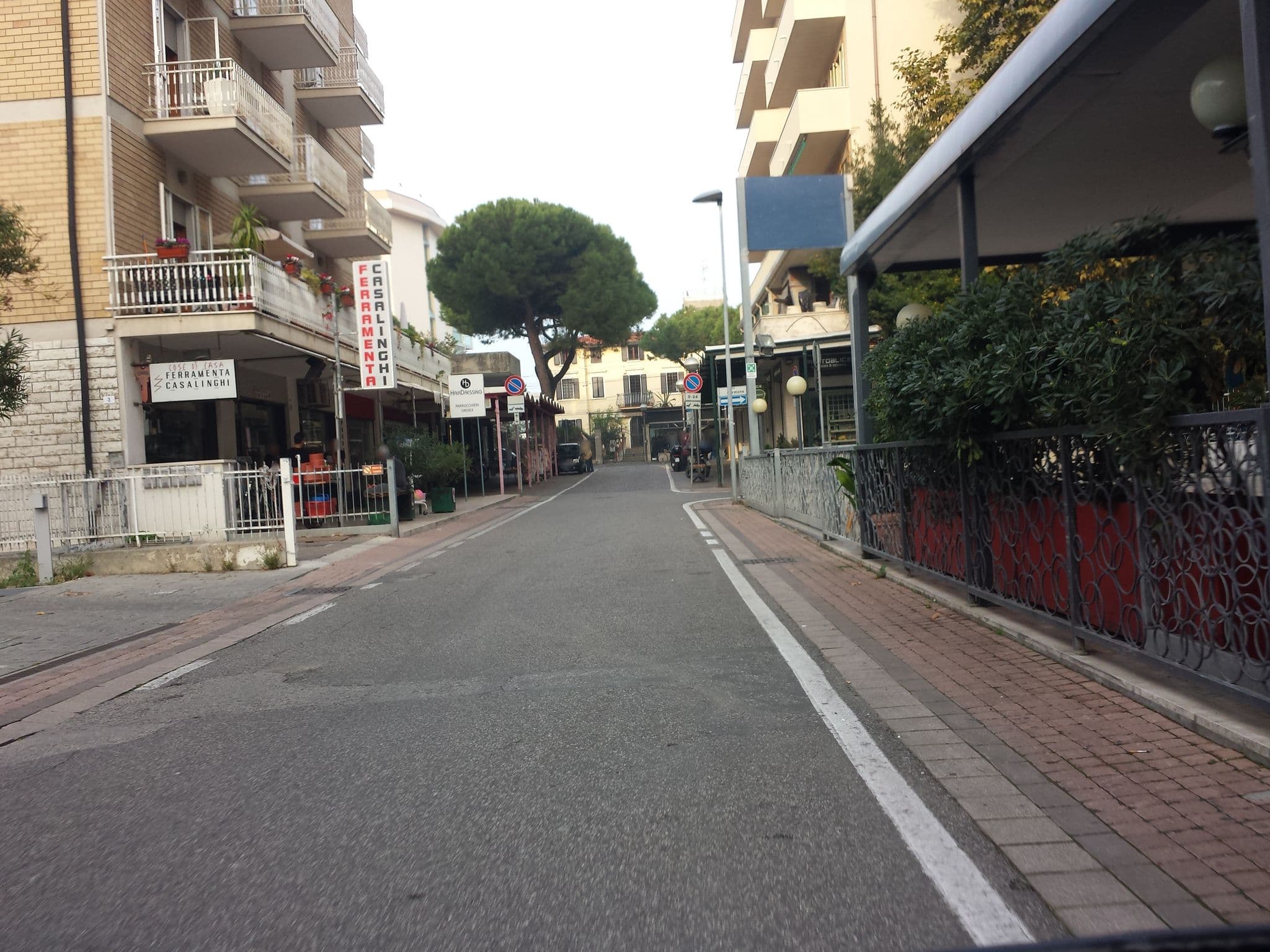 Street view near Tiberius, Rimini