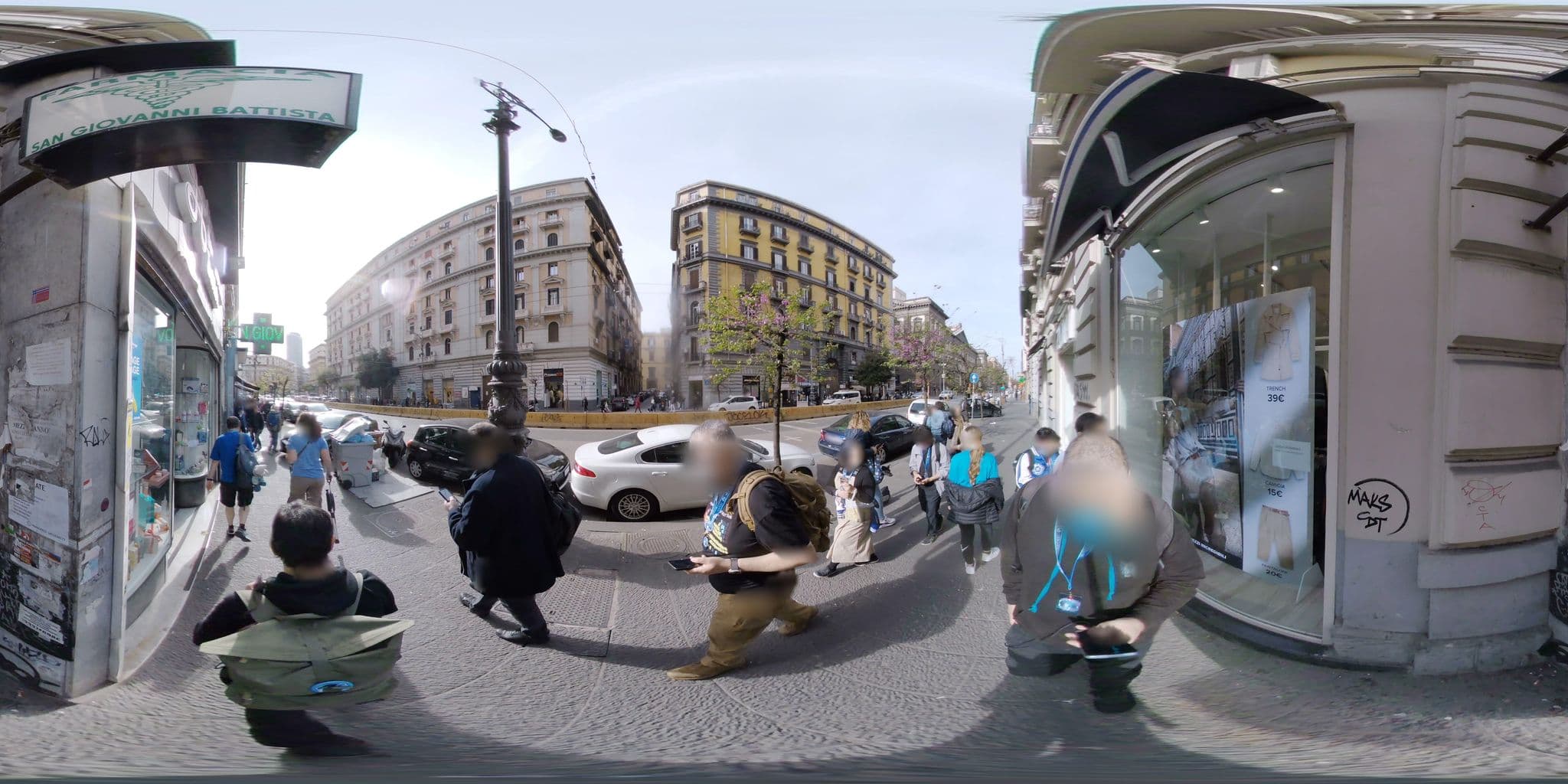 Street view near B&B Atmosfere del Centro Storico, Porto — © mapconcierge (CC BY-SA · Mapillary)