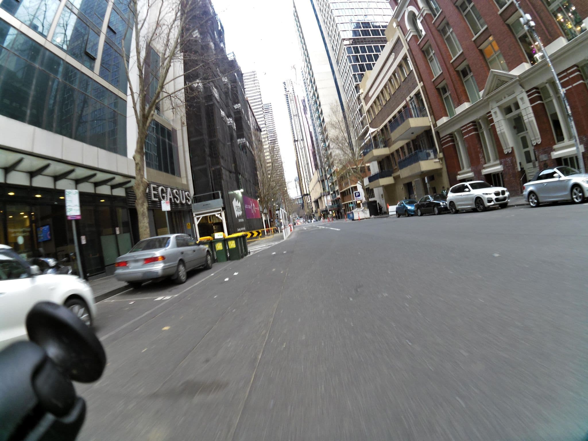 Street view near Pegasus Apart'Hotel, West Melbourne — © skillsy (CC BY-SA · Mapillary)