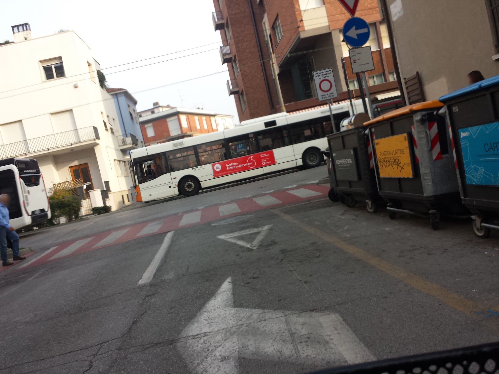 Street view near Card International Hotel, Rimini