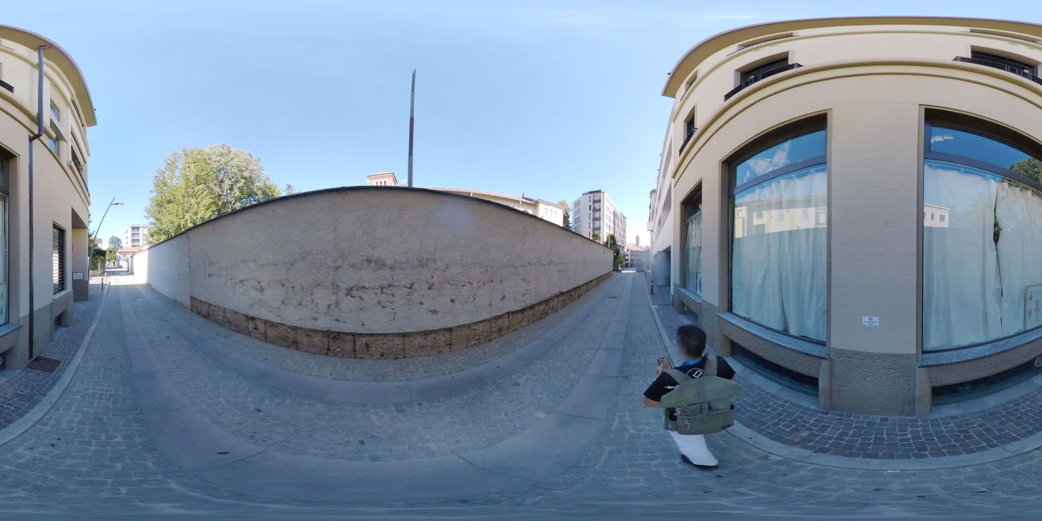 Street view near La Casa dell'Architetto, Monza — © mapconcierge (CC BY-SA · Mapillary)