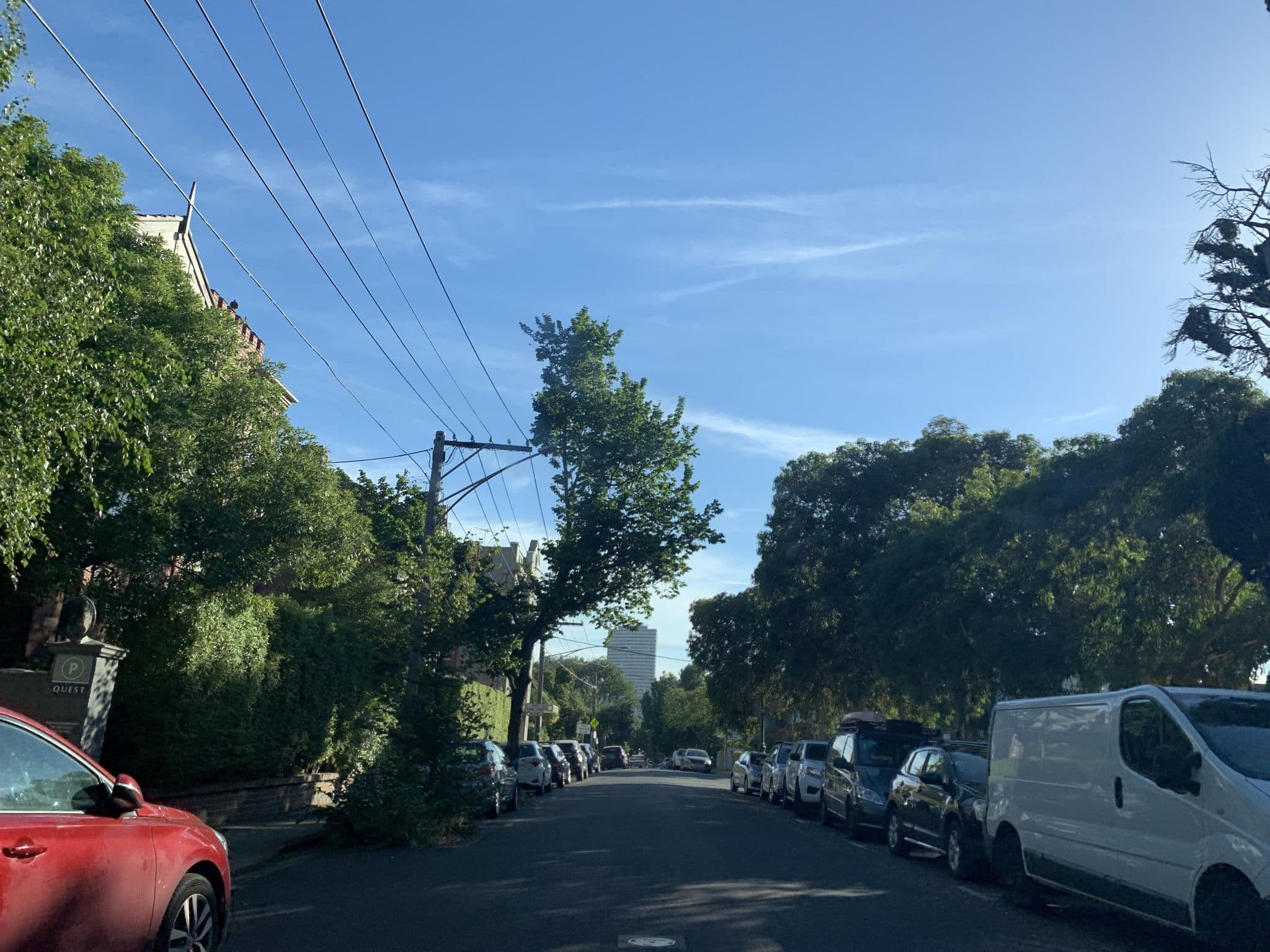 Street view near Quest Apartments St Kilda, St Kilda West — © diacritic (CC BY-SA · Mapillary)