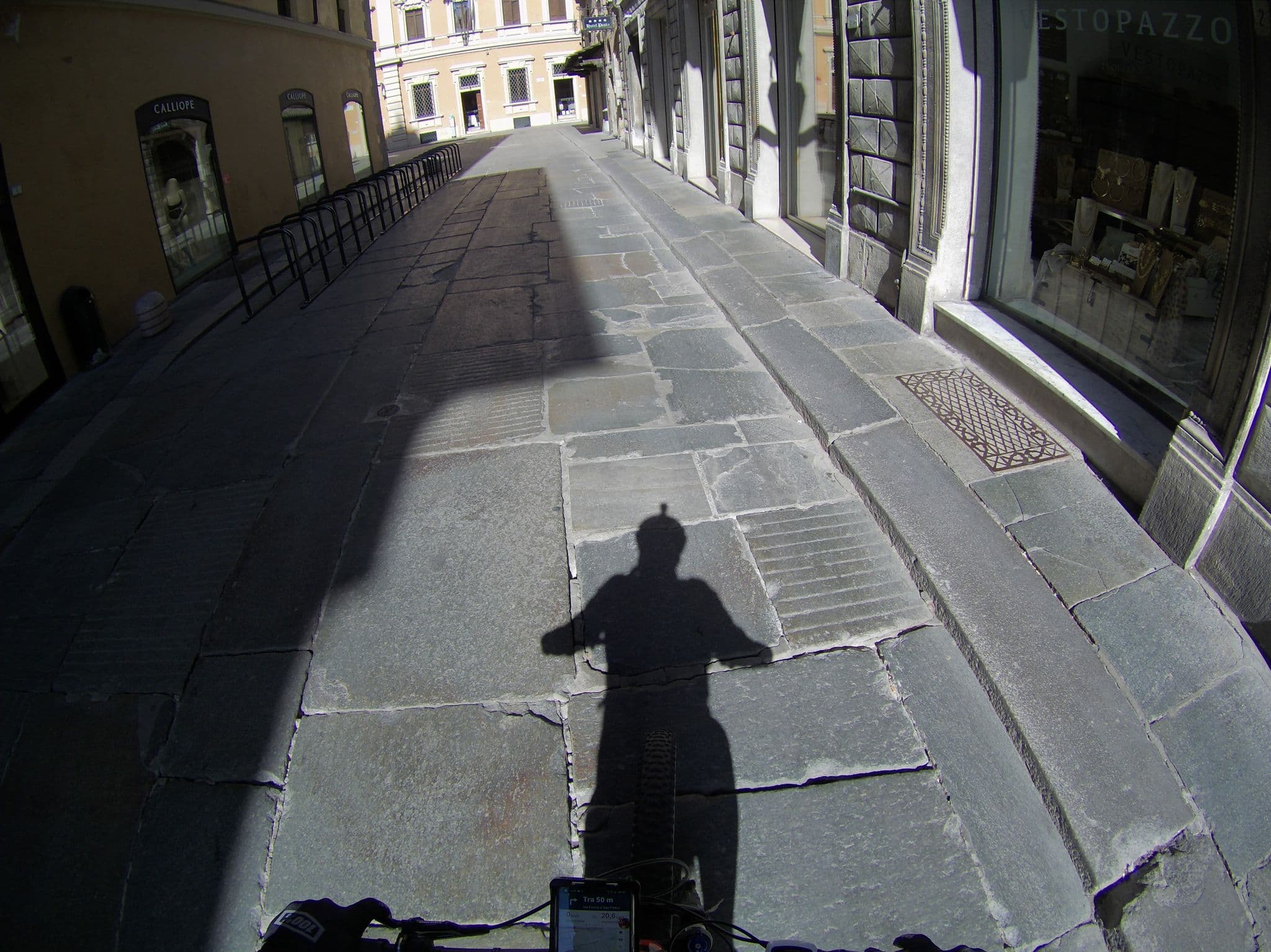 Street view near Hotel Posta, Reggio nell'Emilia