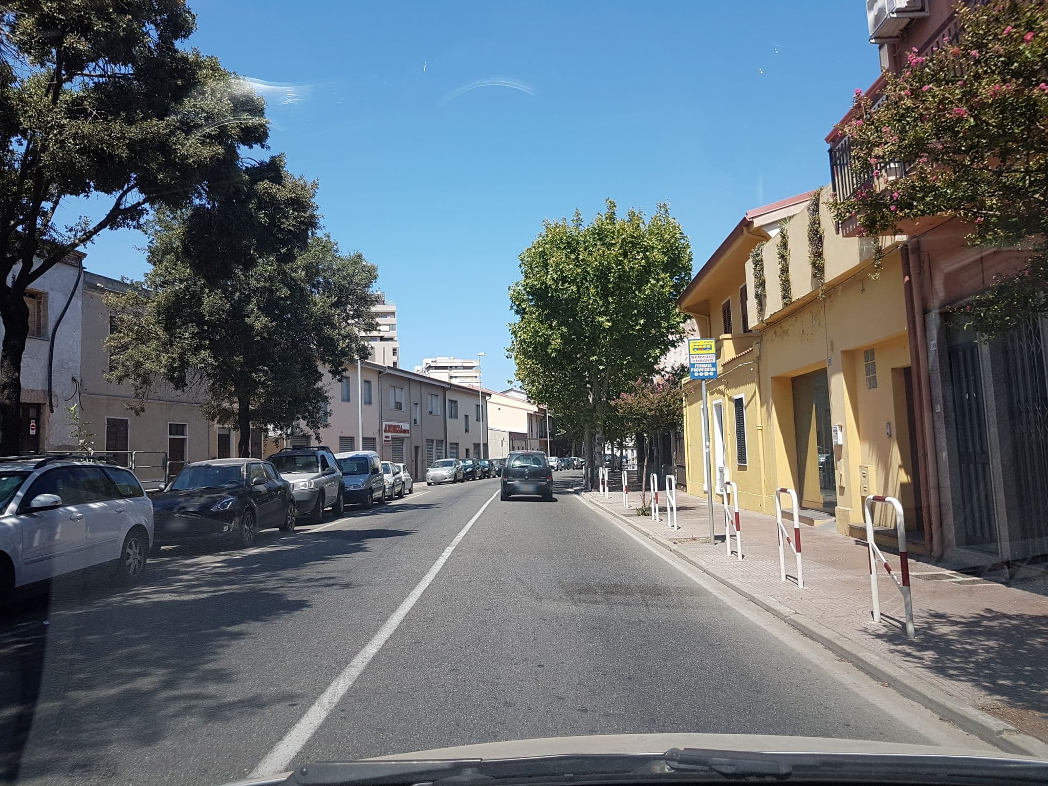 Street view near Il Giardino di Chiara, Oristano — © damjang (CC BY-SA · Mapillary)