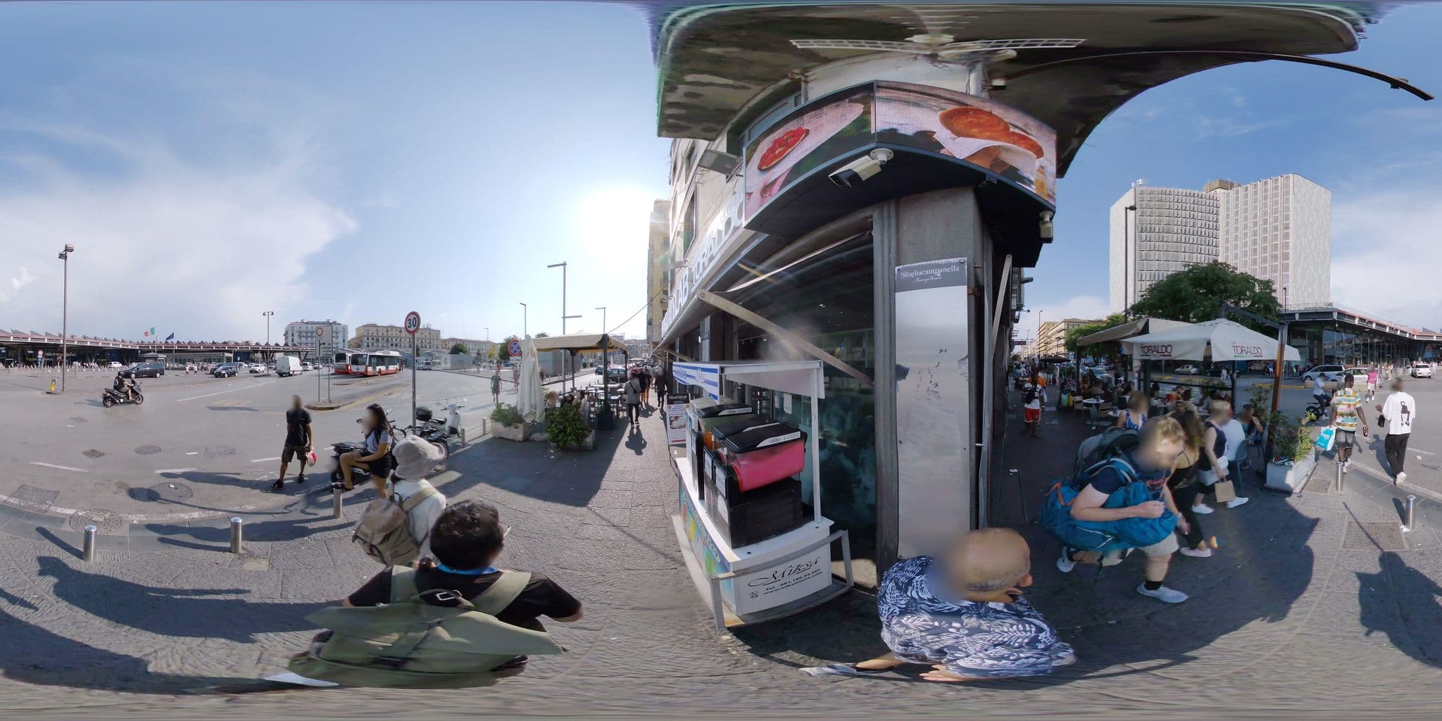 Street view near BB Napoli Stazione, Naples — © mapconcierge (CC BY-SA · Mapillary)