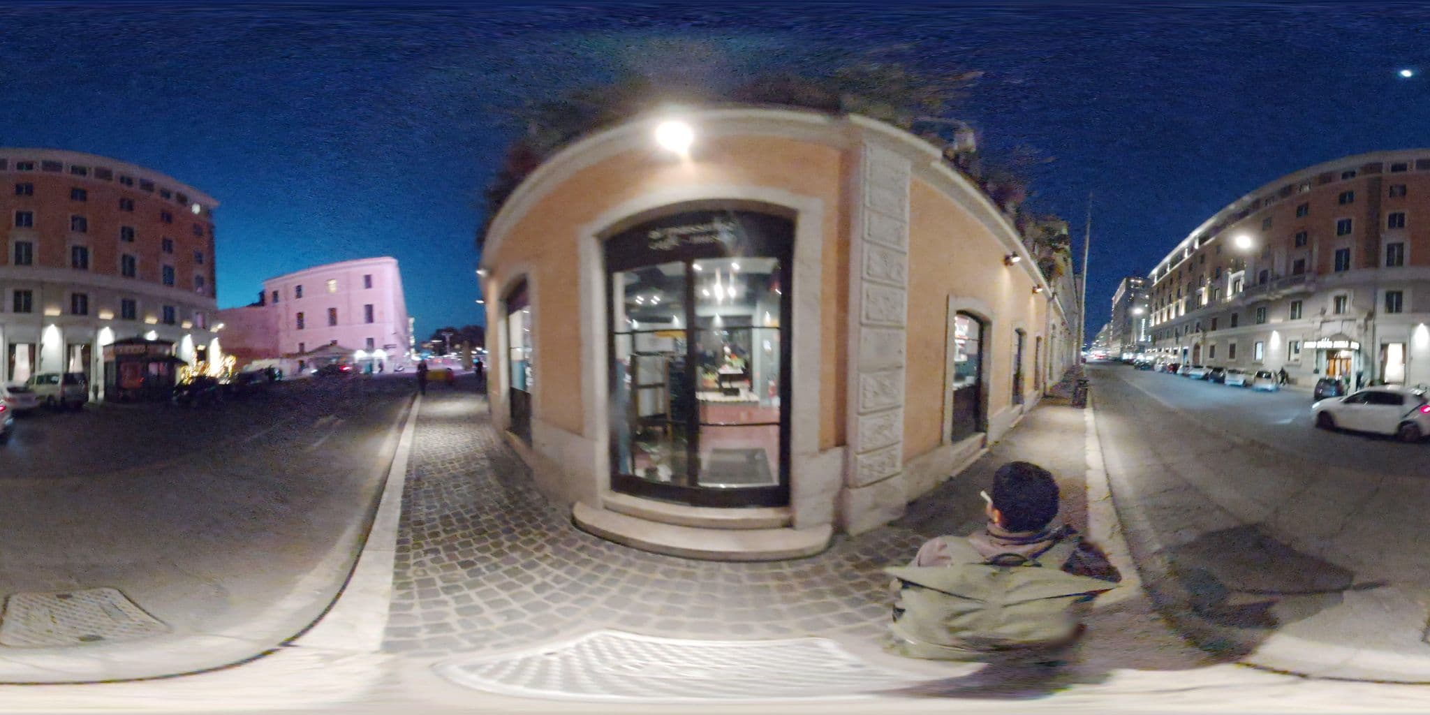 Street view near Hotel Nord Nuova Roma, Monti