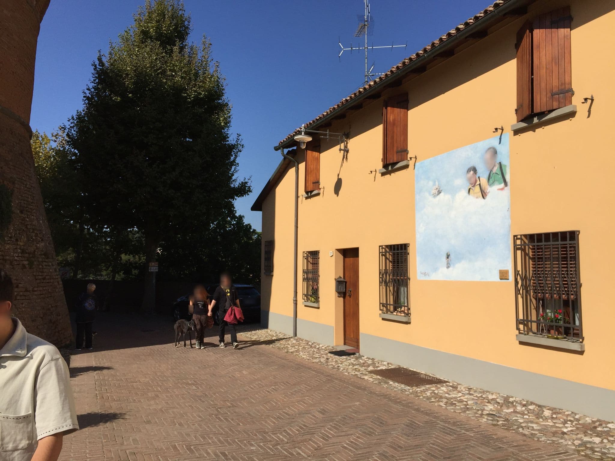 Street view near Al prato della Rocca, Dozza — © geodrinx (CC BY-SA · Mapillary)