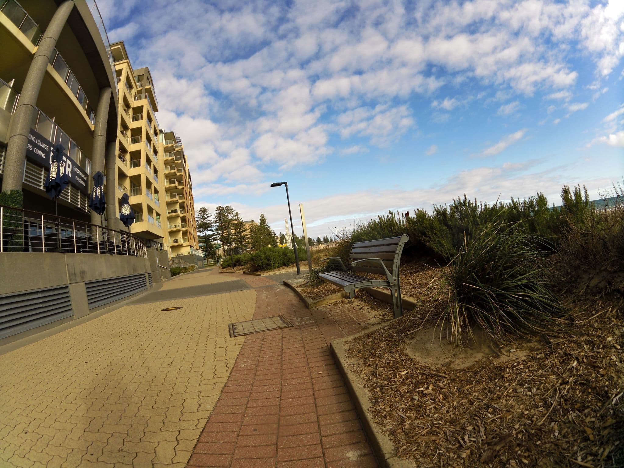 Street view near Oaks Plaza Pier, Glenelg — © skillsy (CC BY-SA · Mapillary)