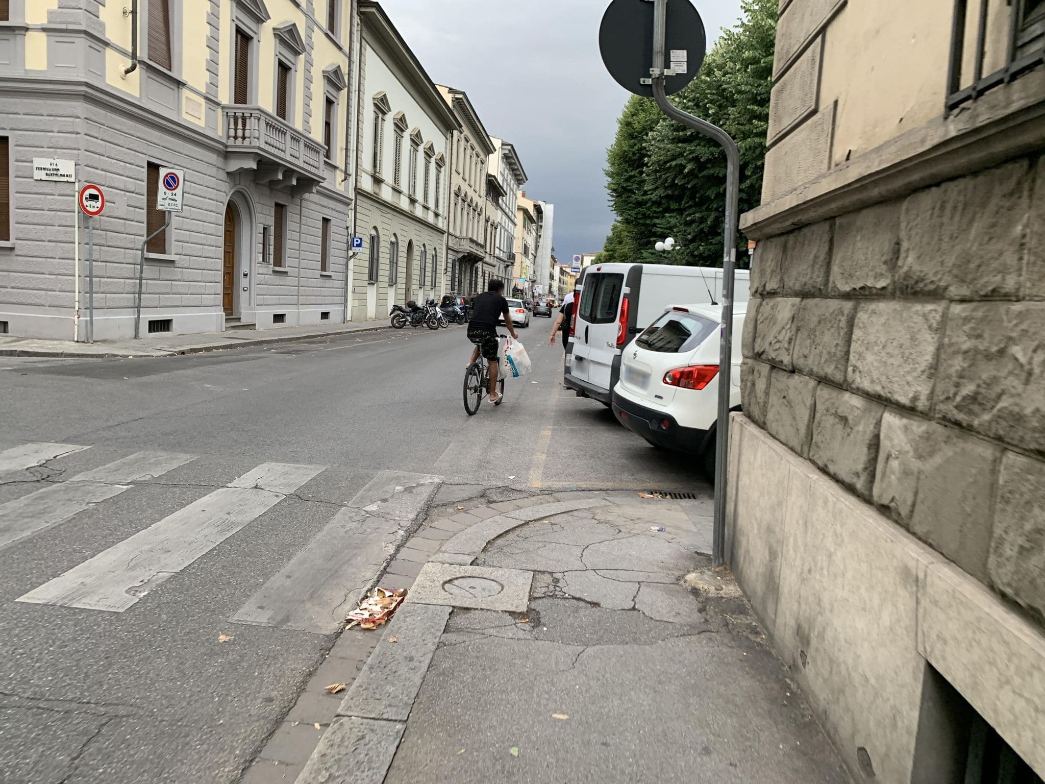 Street view near Malaspina, Florence — © robot8a (CC BY-SA · Mapillary)