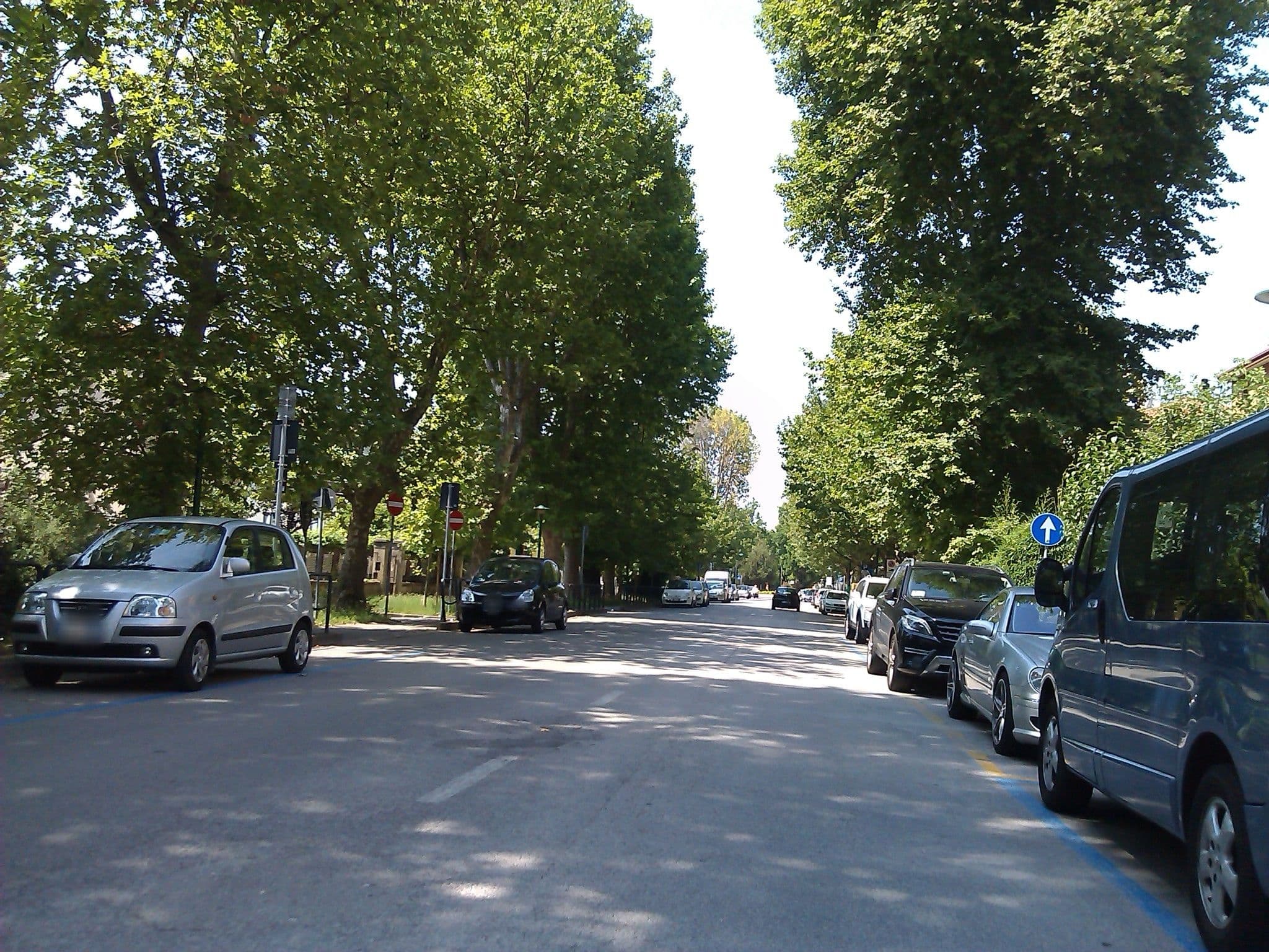 Street view near Hotel Vienna, Mestre
