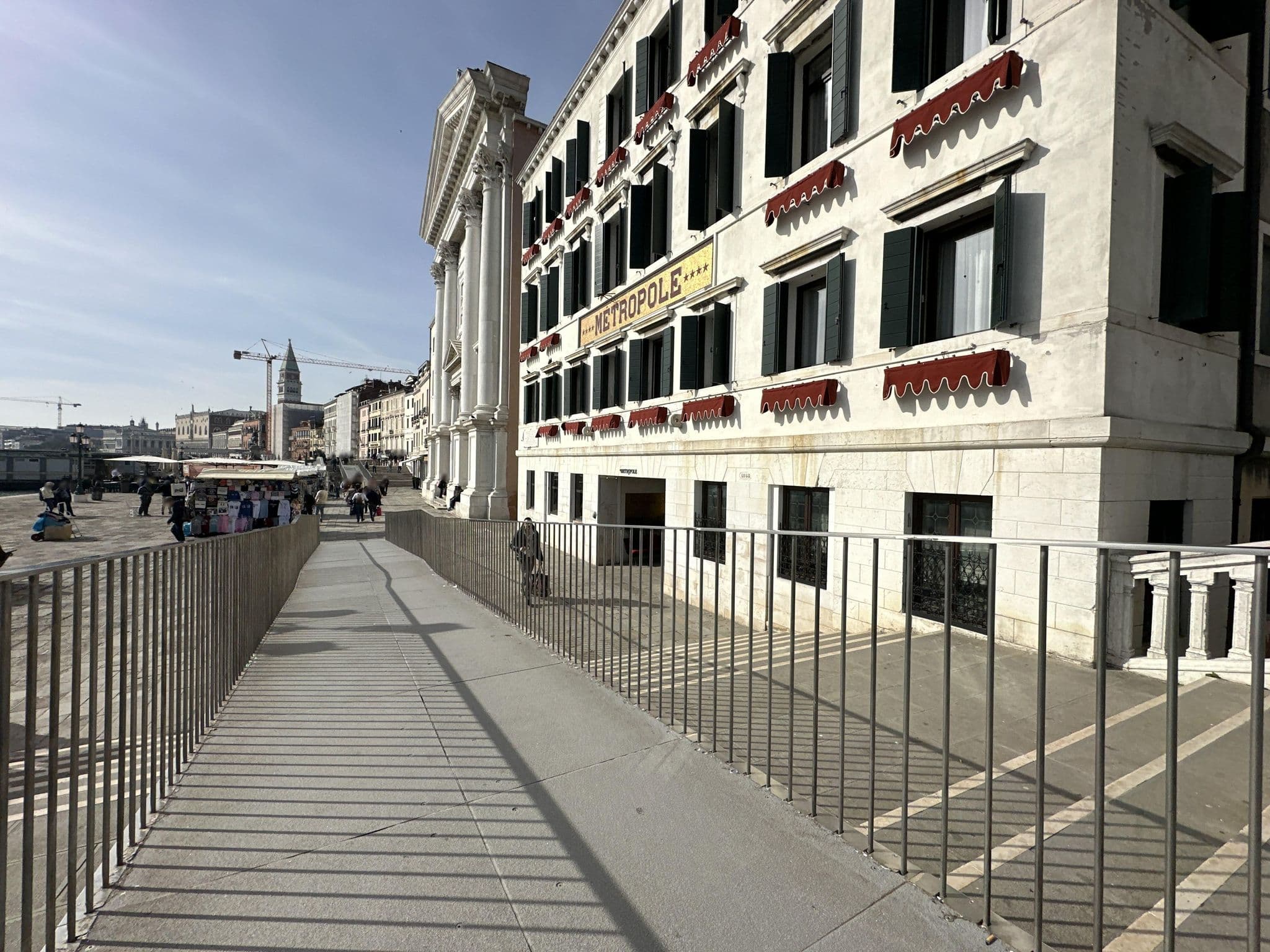 Street view near Hotel Metropole, Venice