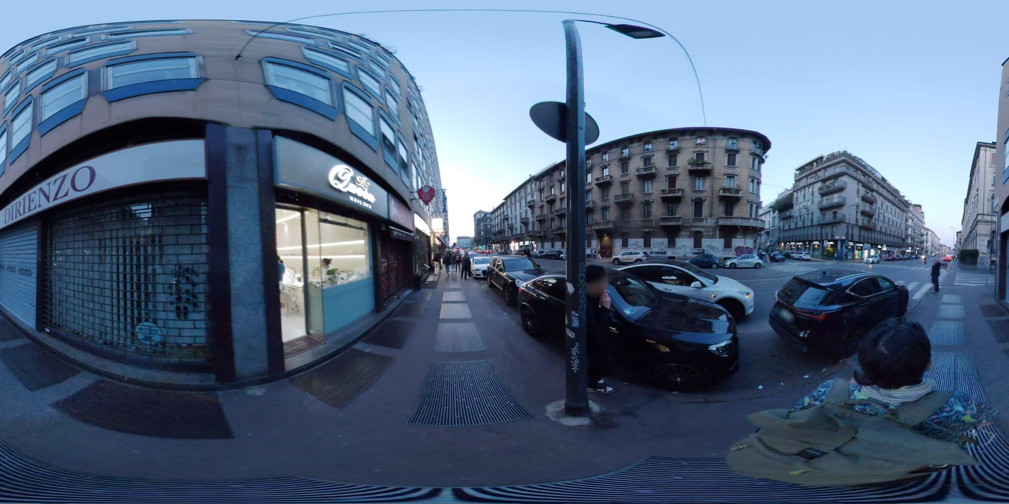 Street view near Keb Hotel Vitruvio, Brera