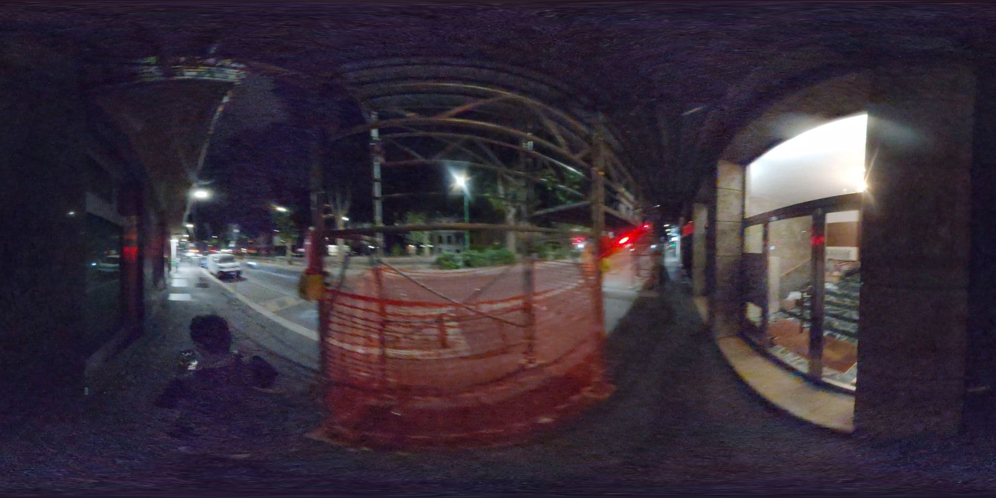 Street view near Hotel Colombia, Brera