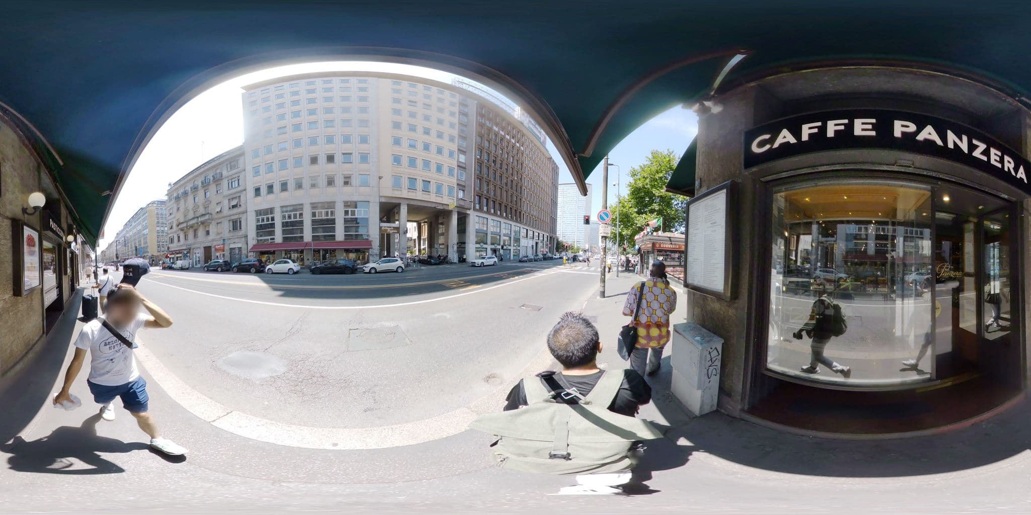 Street view near Spice Hotel, Brera