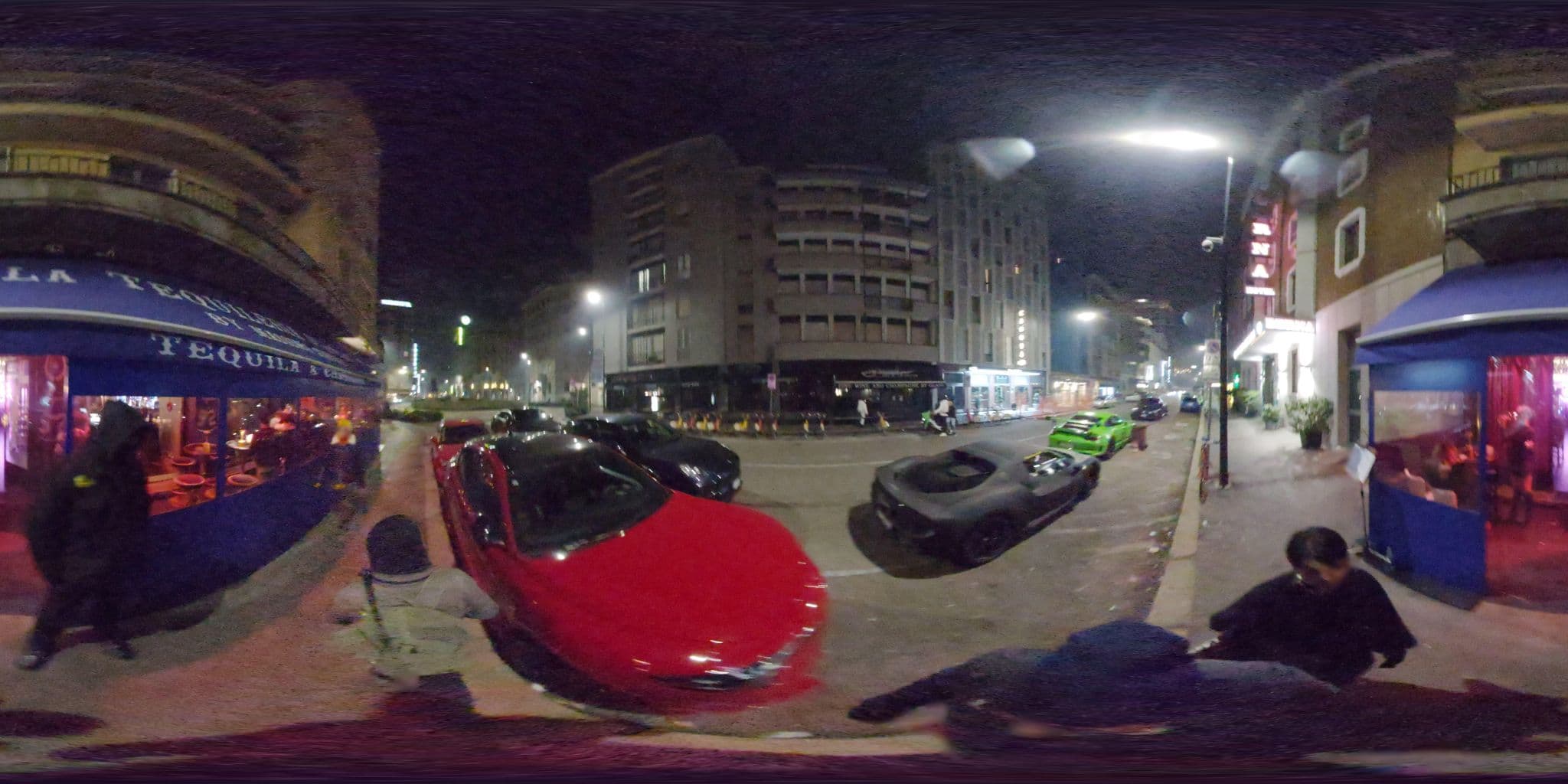 Street view near Hotel Canova, Brera