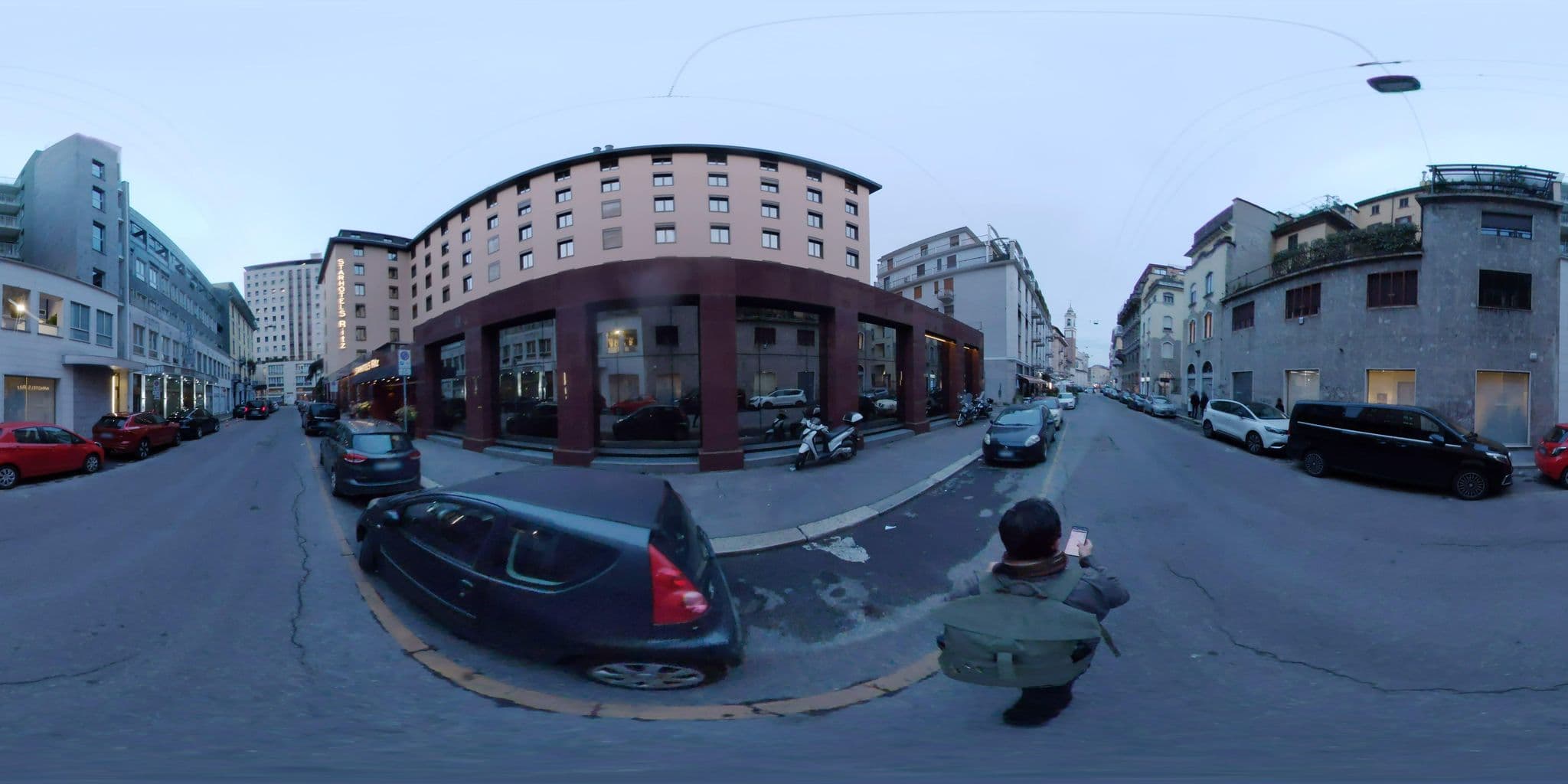 Street view near Hotel Teco, Brera — © mapconcierge (CC BY-SA · Mapillary)