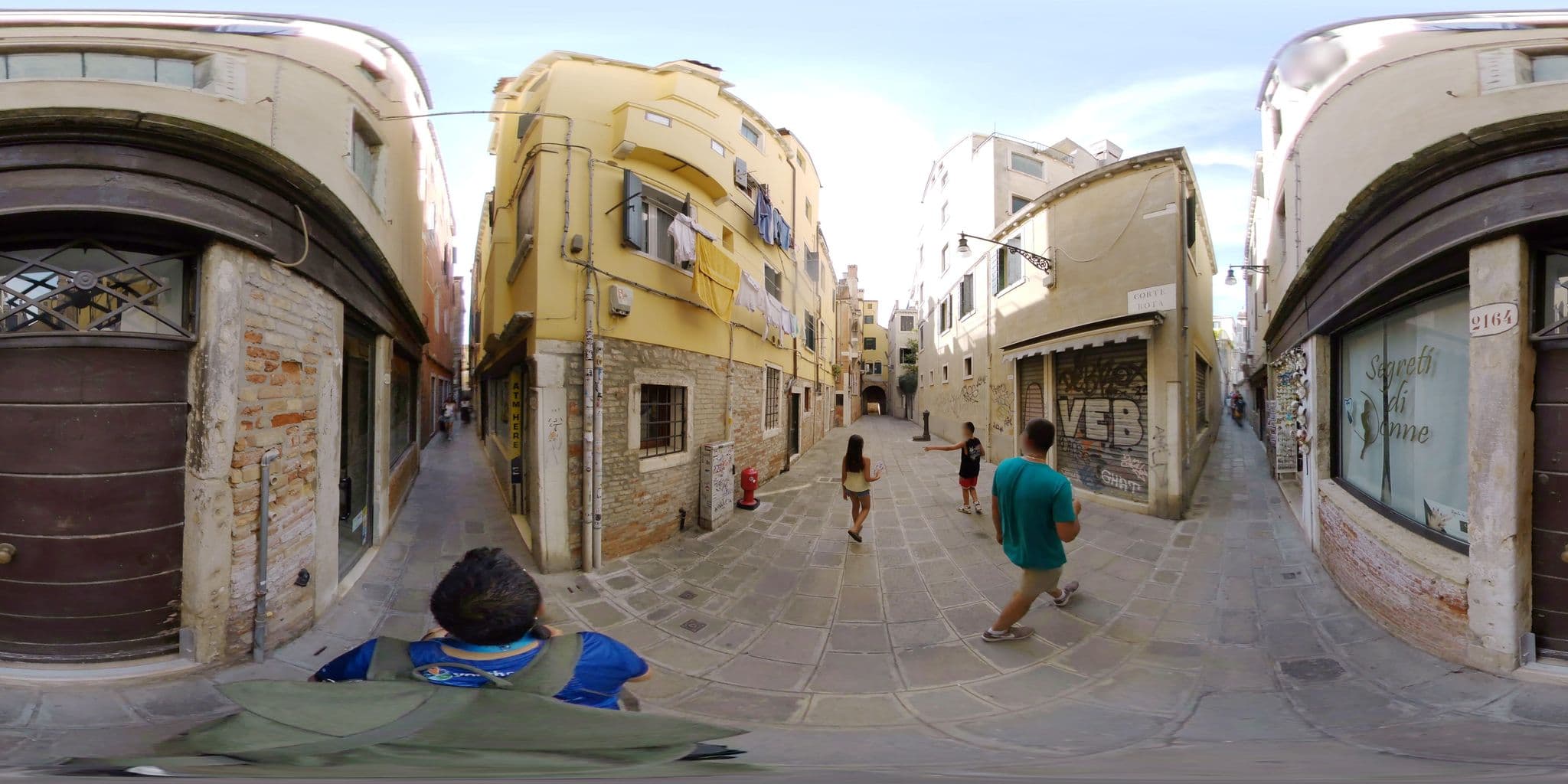 Street view near Ca' Bonvicini, Venice