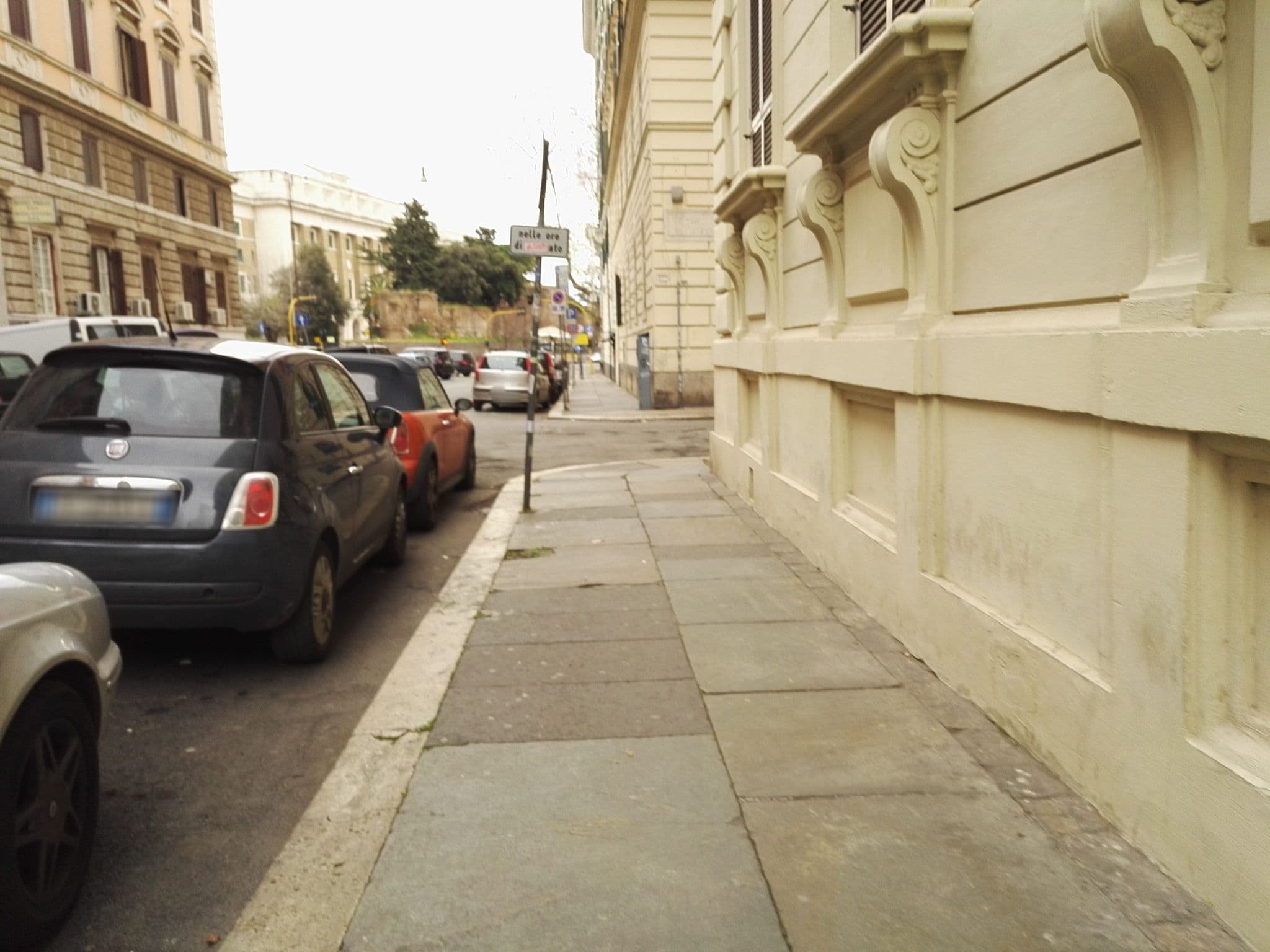 Street view near Hotel Philia, Castro Pretorio