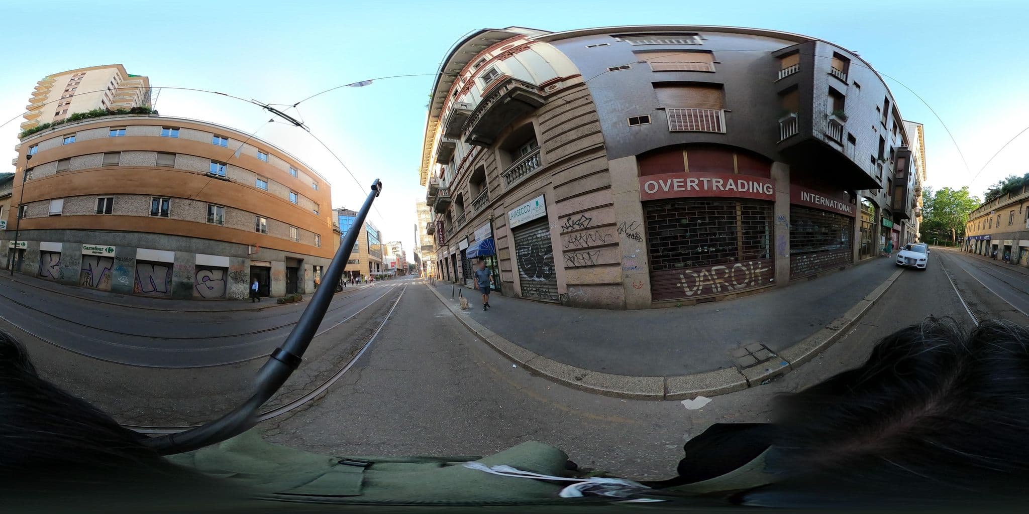 Street view near Hotel Brianza, Brera