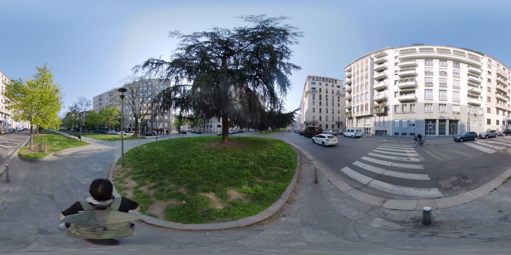 Street view near Bianca Maria Palace Hotel, Milan