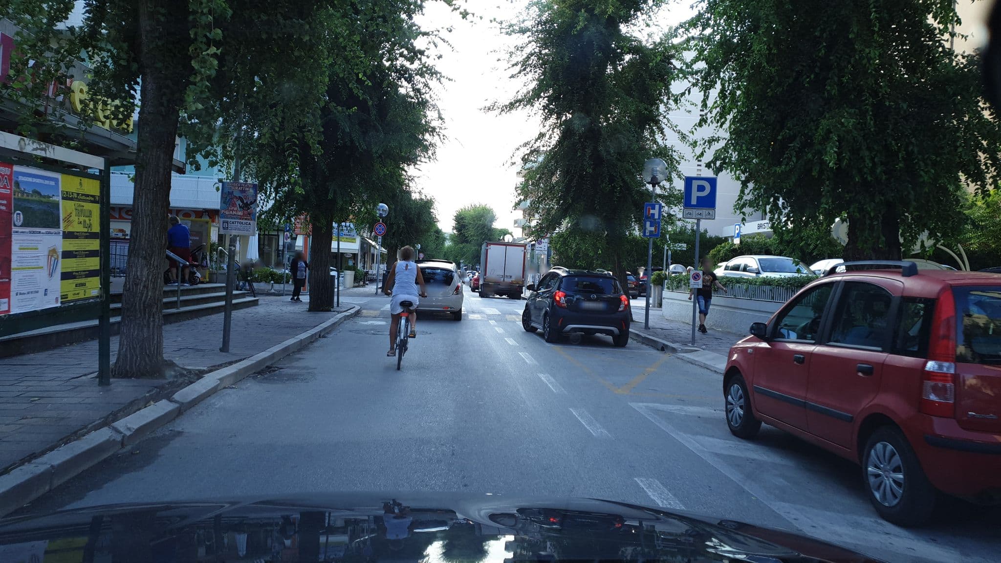 Street view near Residence Du Parc, Cattolica