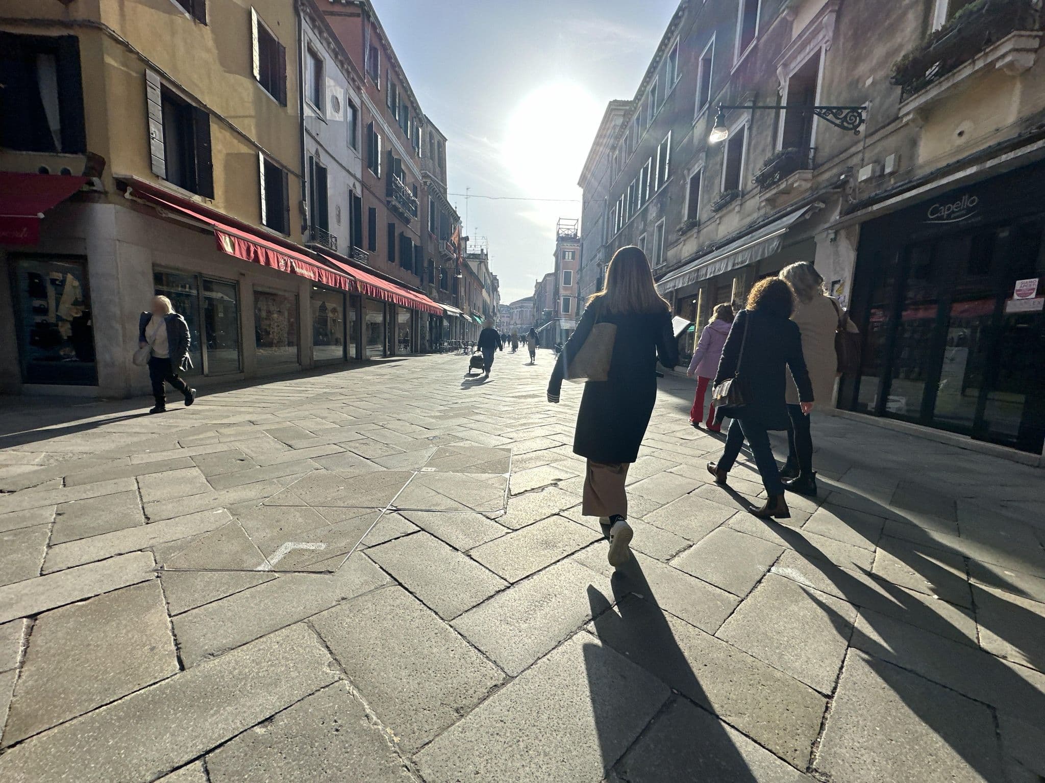 Street view near Alloggi Santa Sofia, Venice