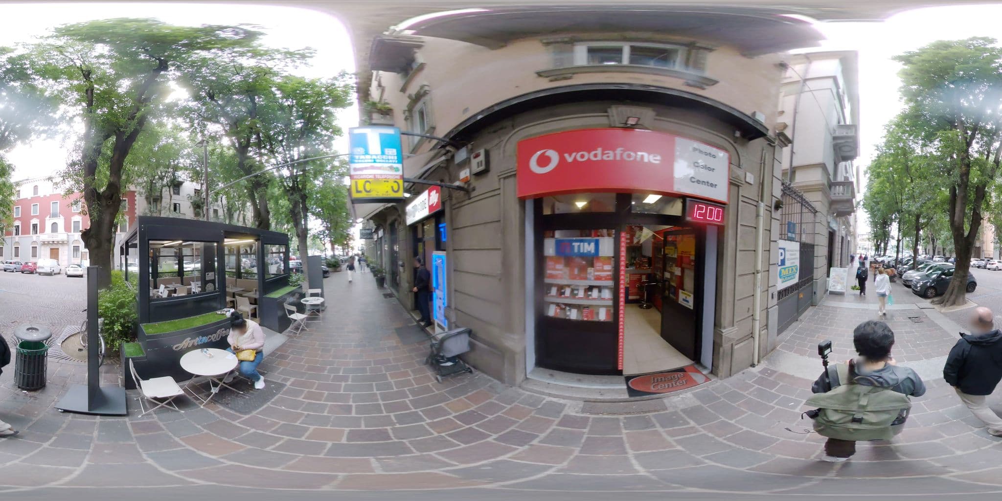 Street view near Hotel Aurora, Pavia — © mapconcierge (CC BY-SA · Mapillary)