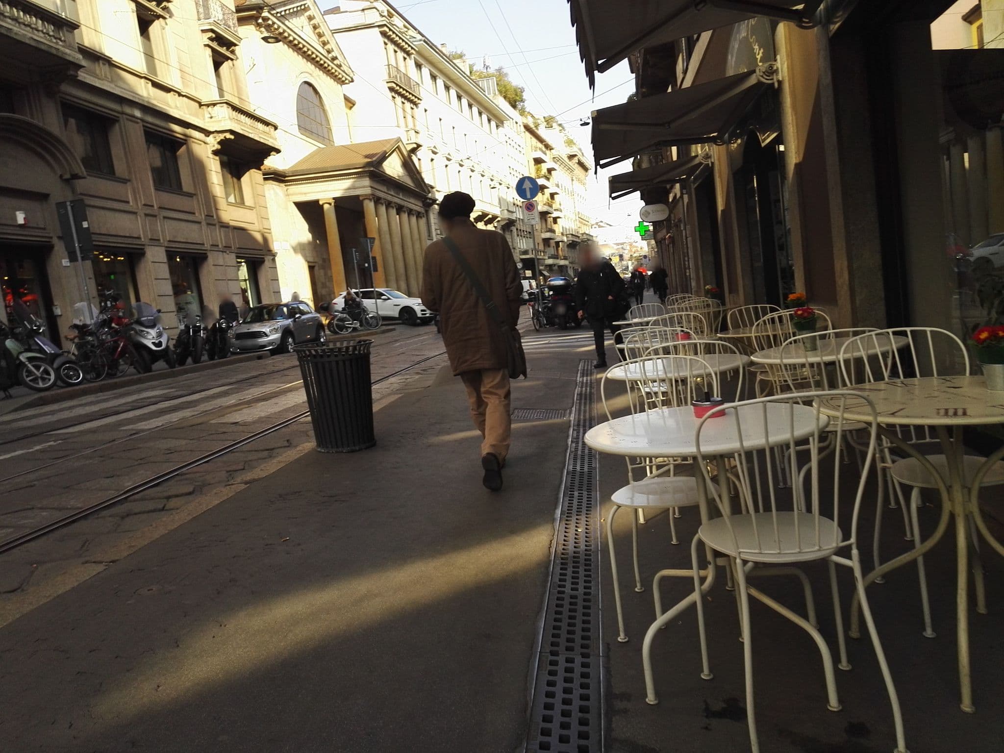 Street view near Hotel Star, Milan