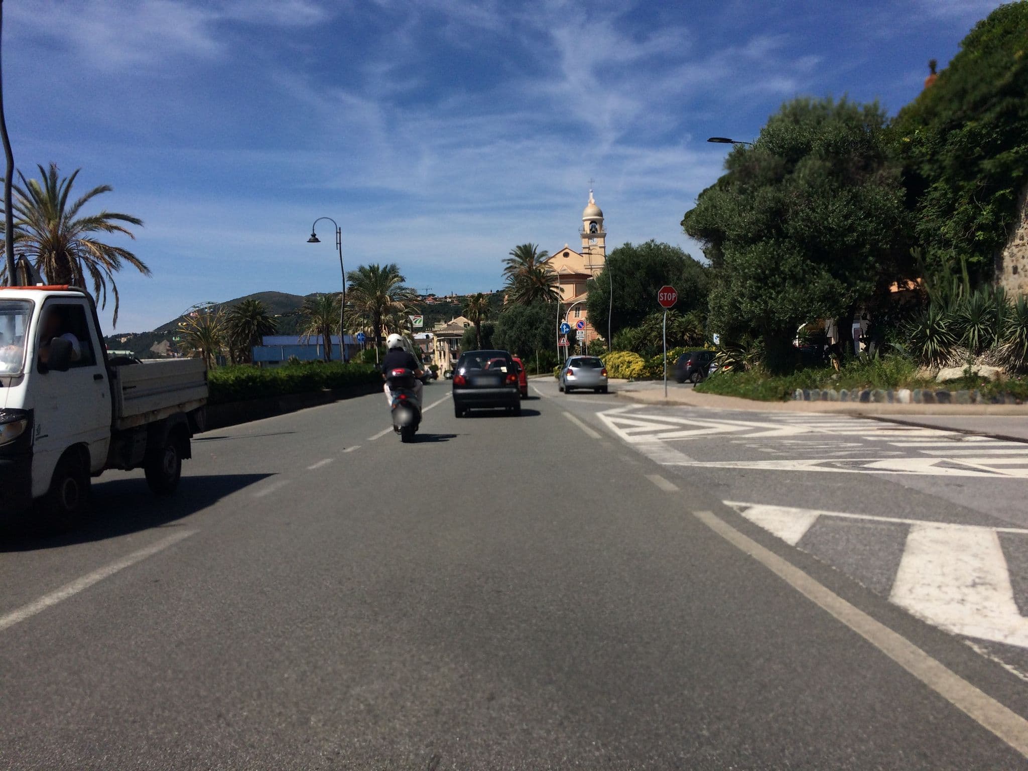 Street view near Albergo Aurelia, Cogoleto — © cxc (CC BY-SA · Mapillary)