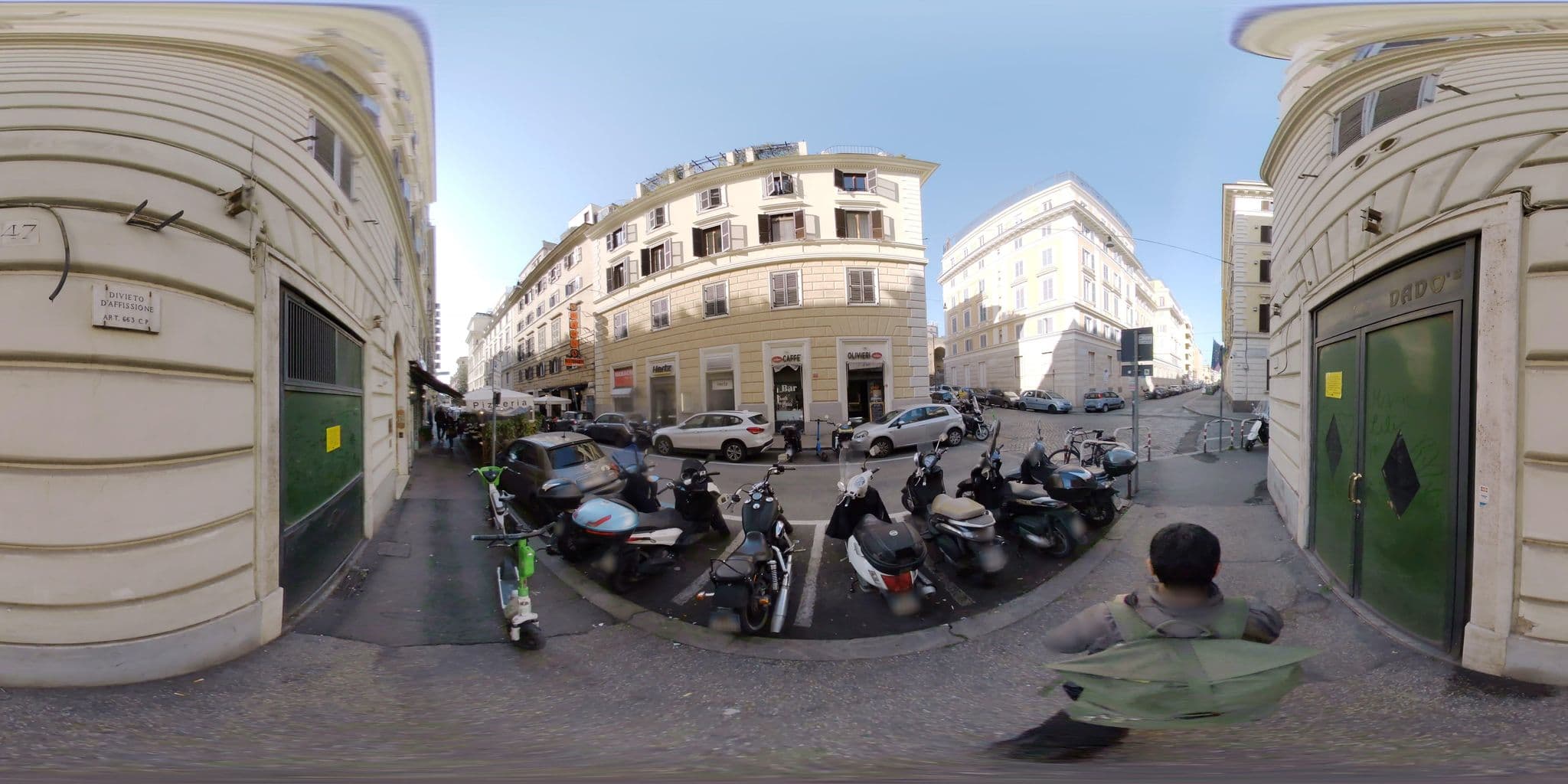 Street view near Hotel Golden, Ludovisi — © mapconcierge (CC BY-SA · Mapillary)