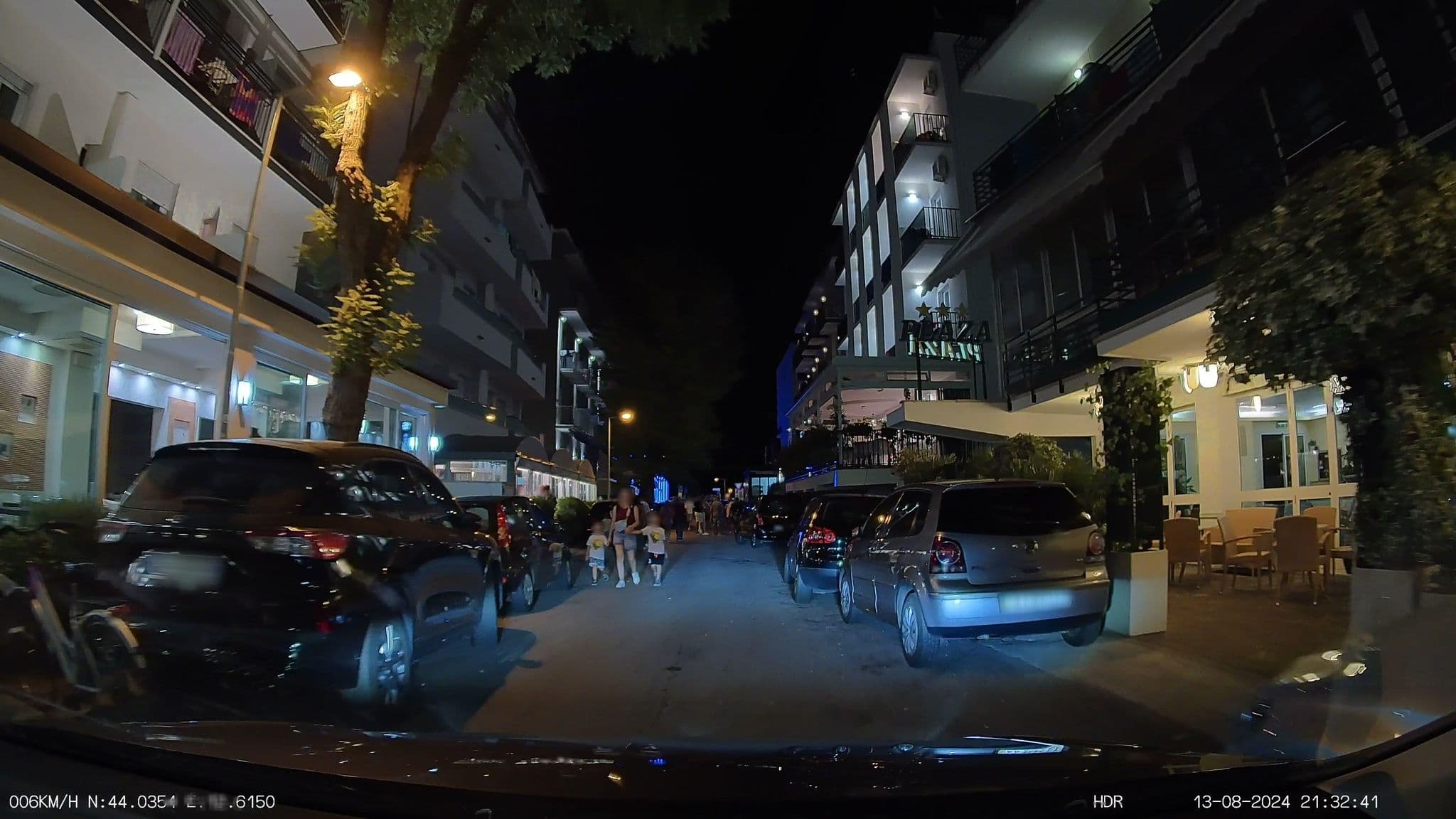 Street view near Hotel Casablanca, Rimini