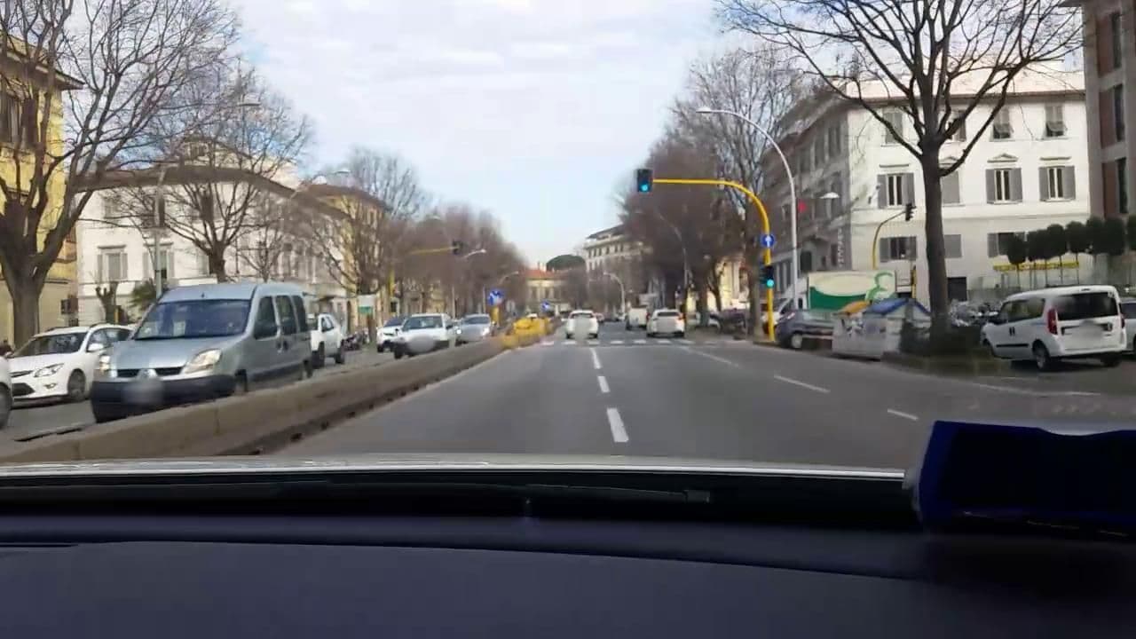 Street view near Forte16, Campo di Marte — © roadroid (CC BY-SA · Mapillary)