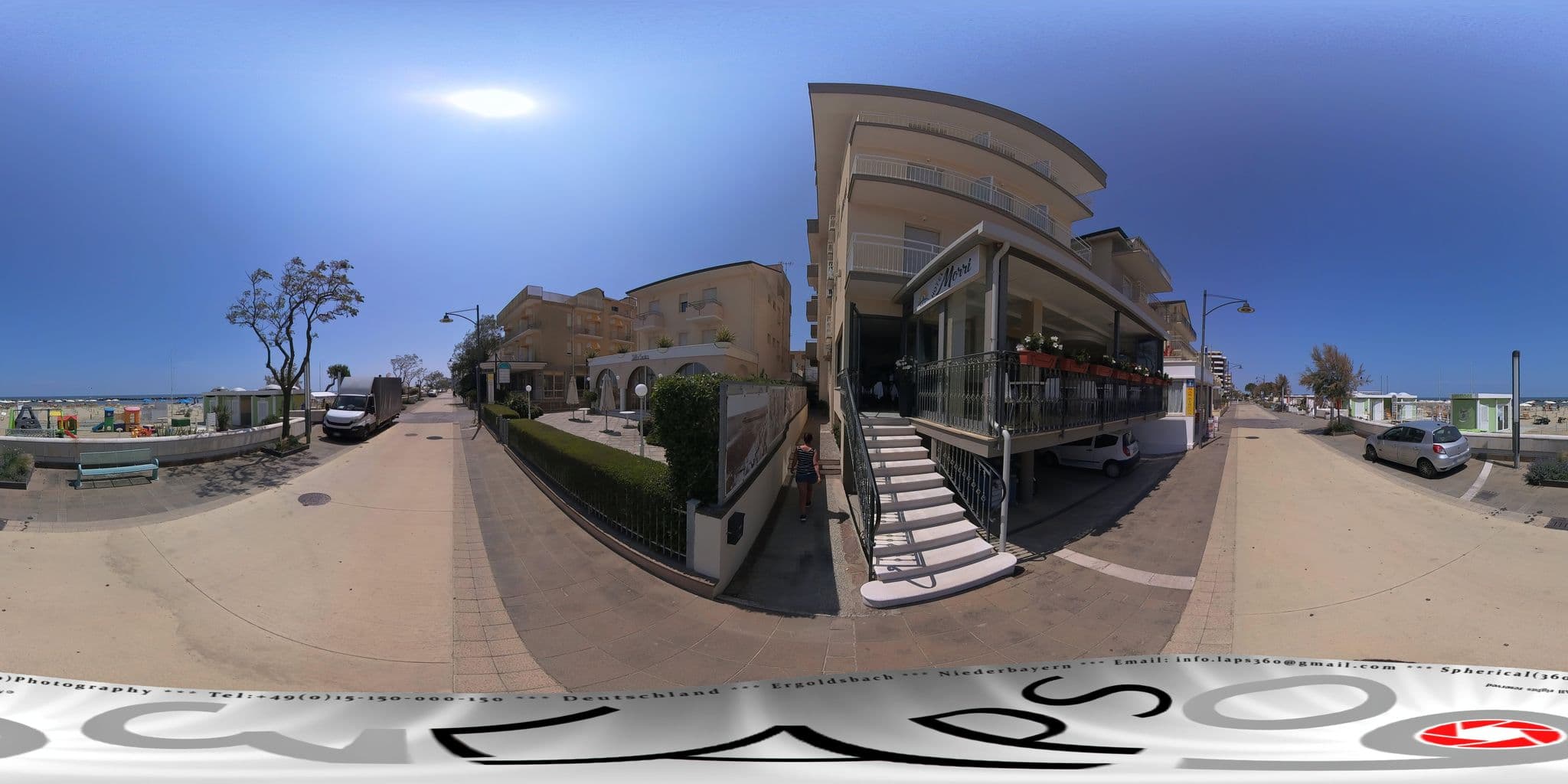 Street view near Hotel Morri, Bellaria-Igea Marina