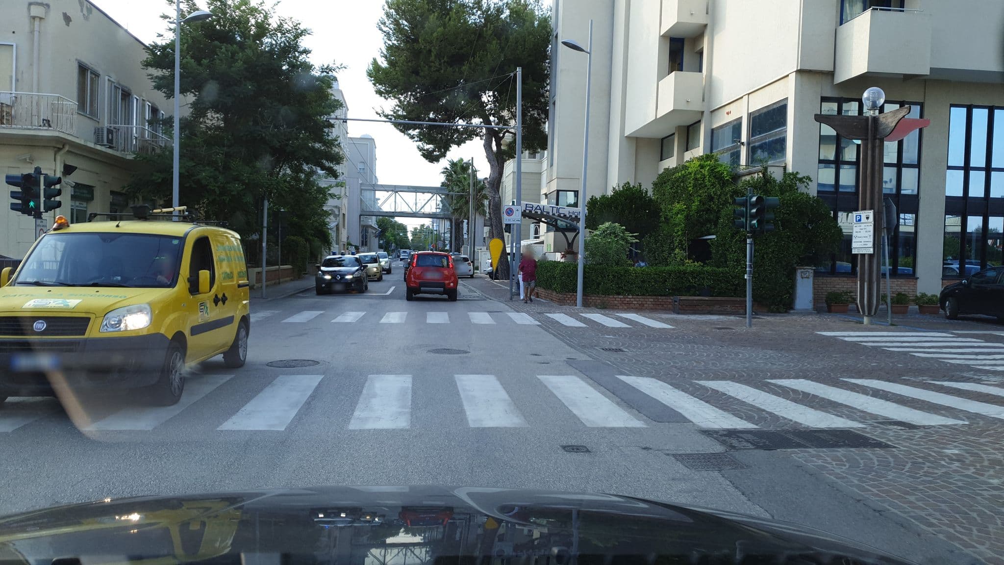 Street view near Palatium, Riccione