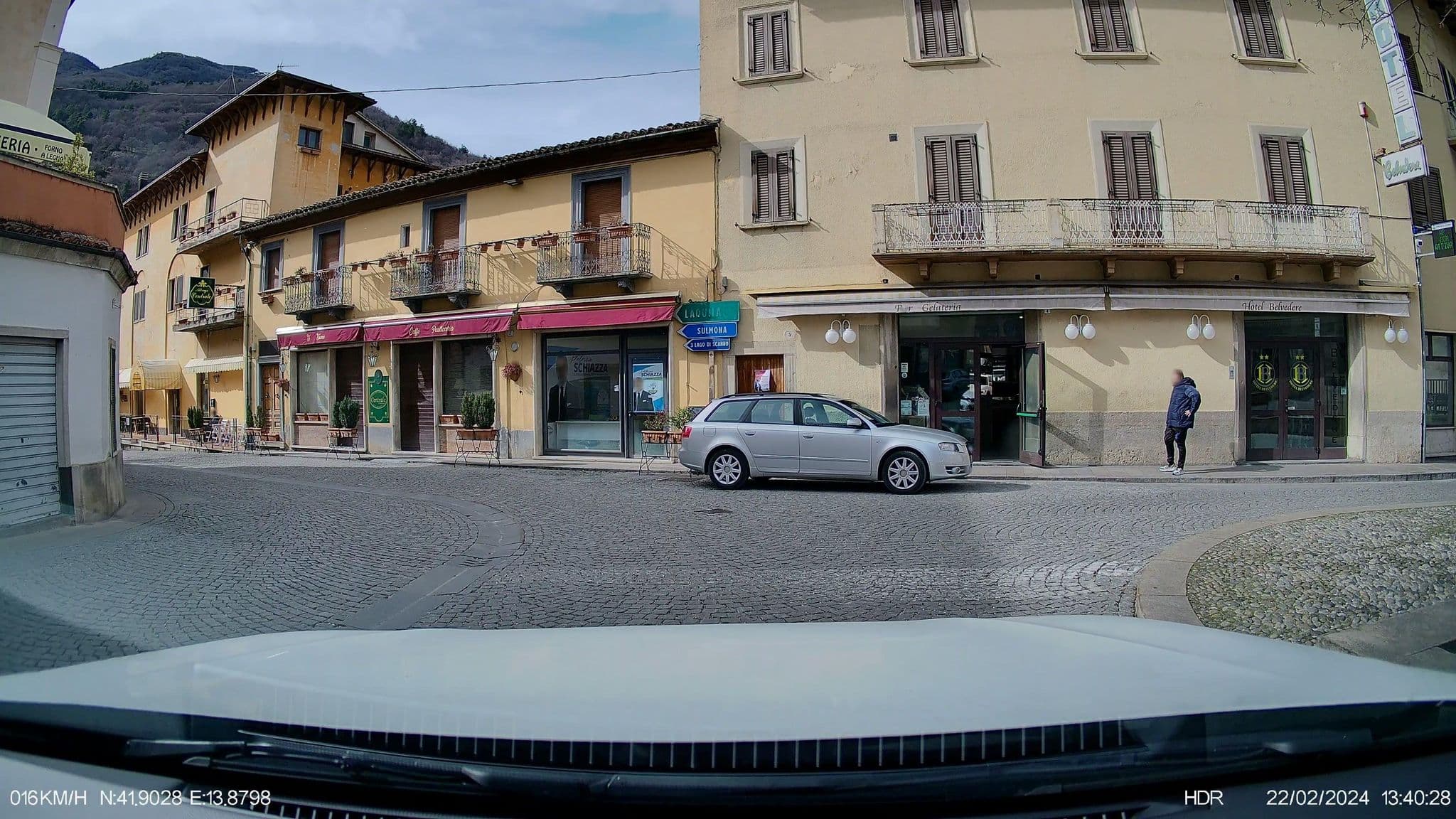 Street view near Hotel Belvedere, Scanno — © Hrabroslav (CC BY-SA · Mapillary)