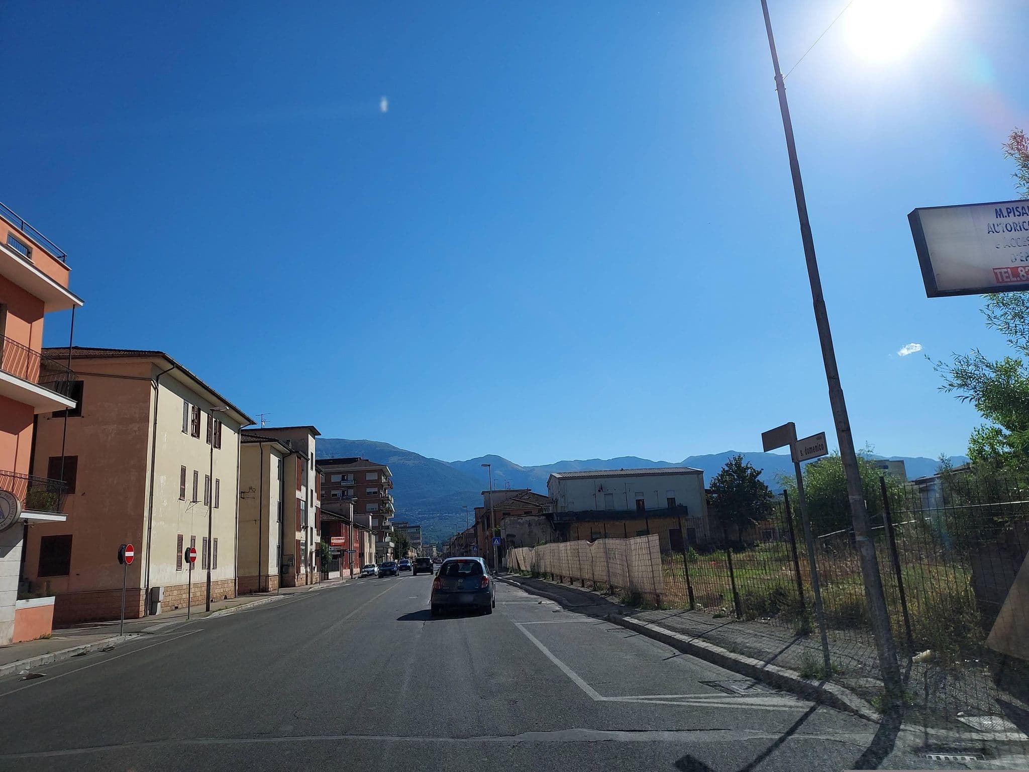 Street view near Hotel Valentino, Sora — © odiug (CC BY-SA · Mapillary)