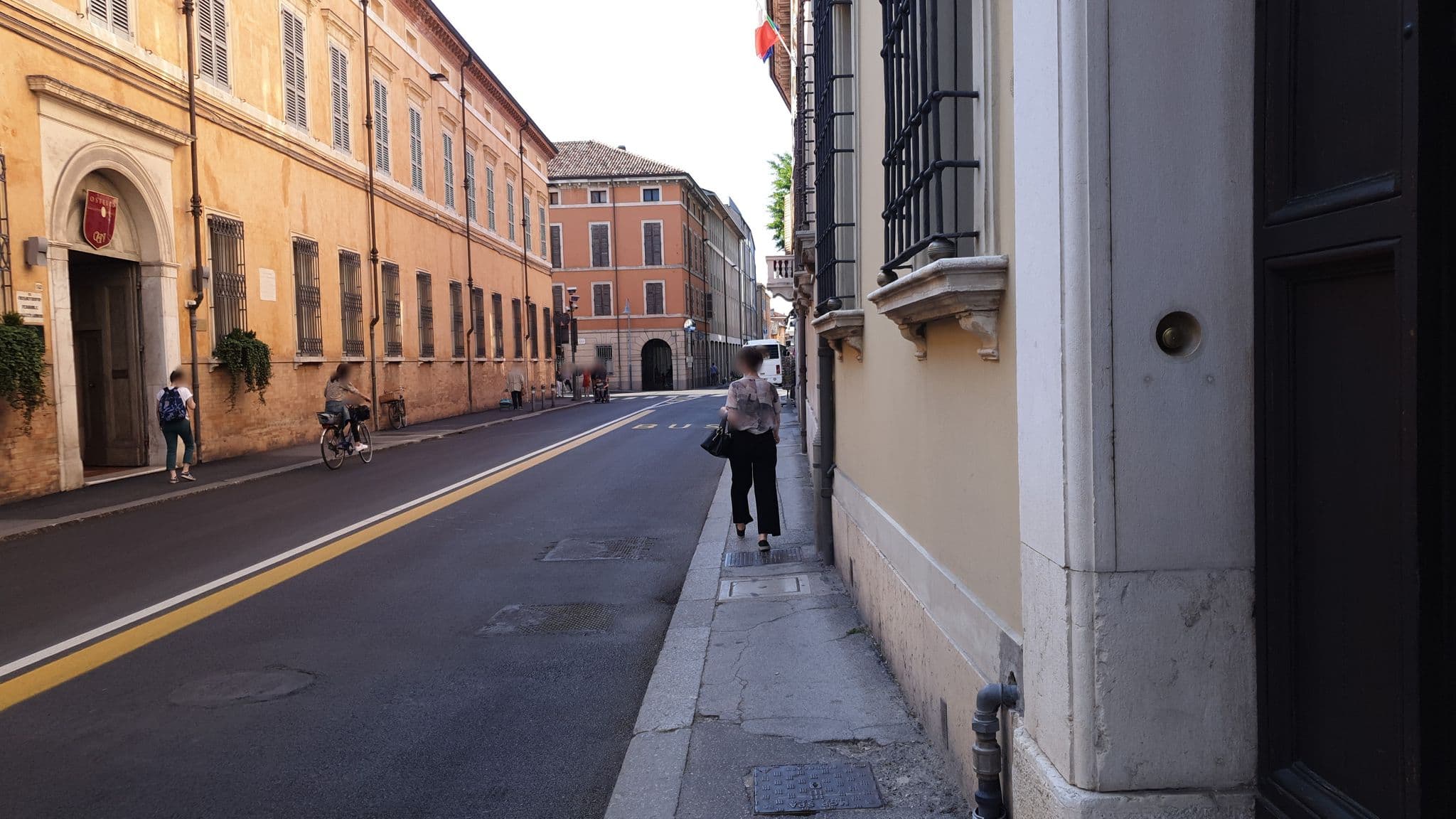 Street view near Palazzo Galletti Abbiosi, Ravenna — © jopparn (CC BY-SA · Mapillary)