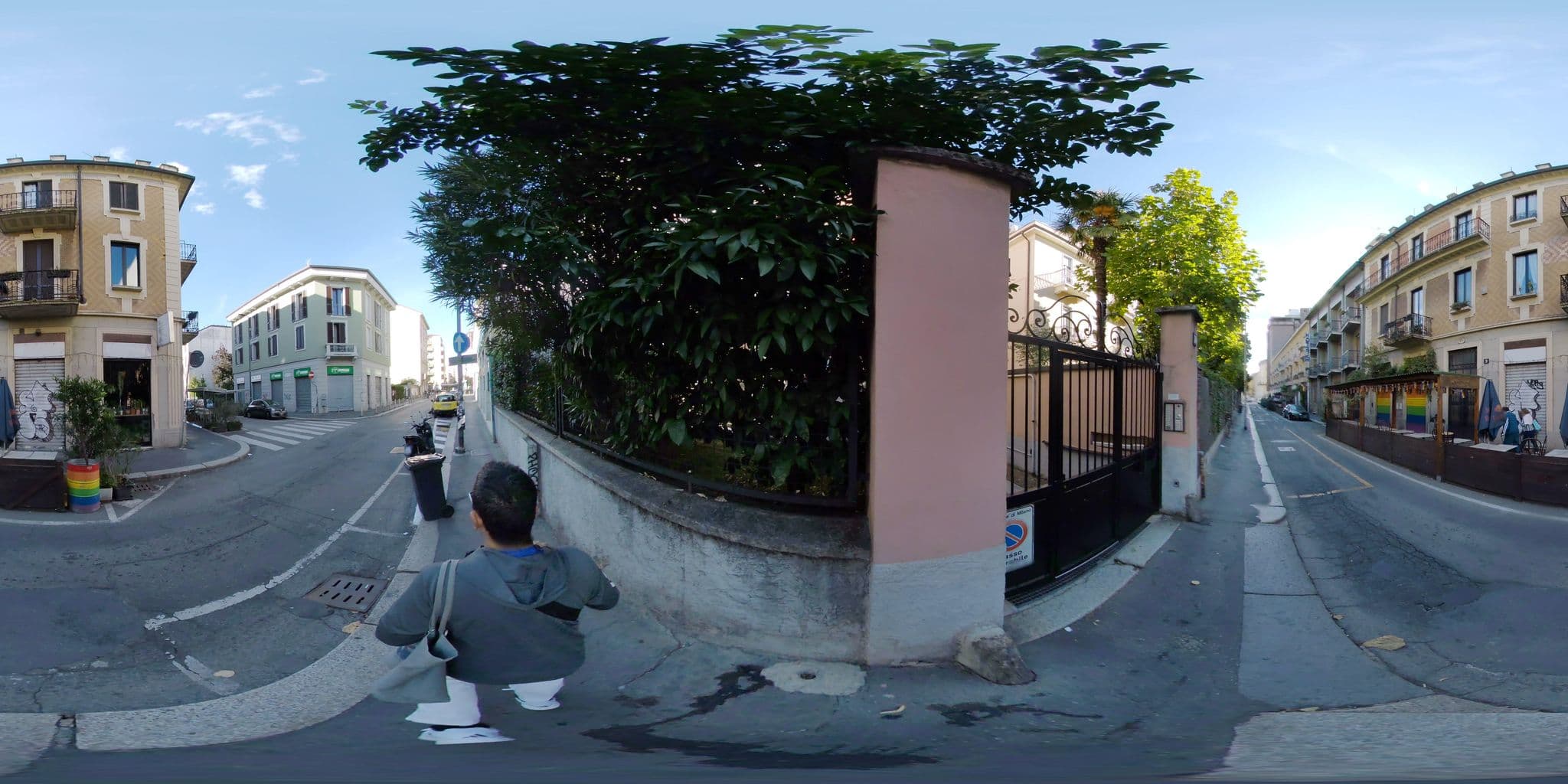 Street view near Euro Inn, Adriano — © mapconcierge (CC BY-SA · Mapillary)