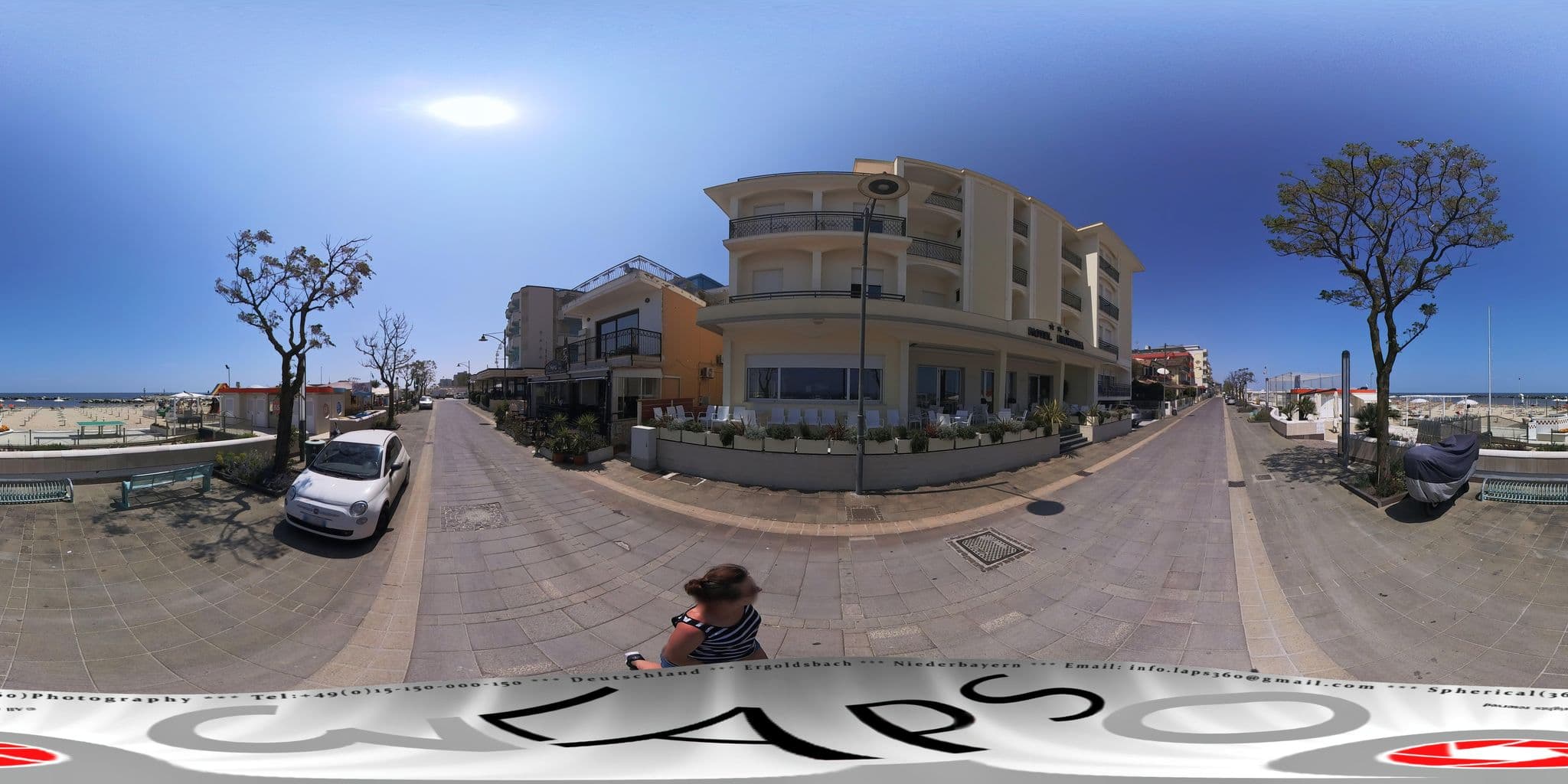 Street view near morena, Bellaria-Igea Marina