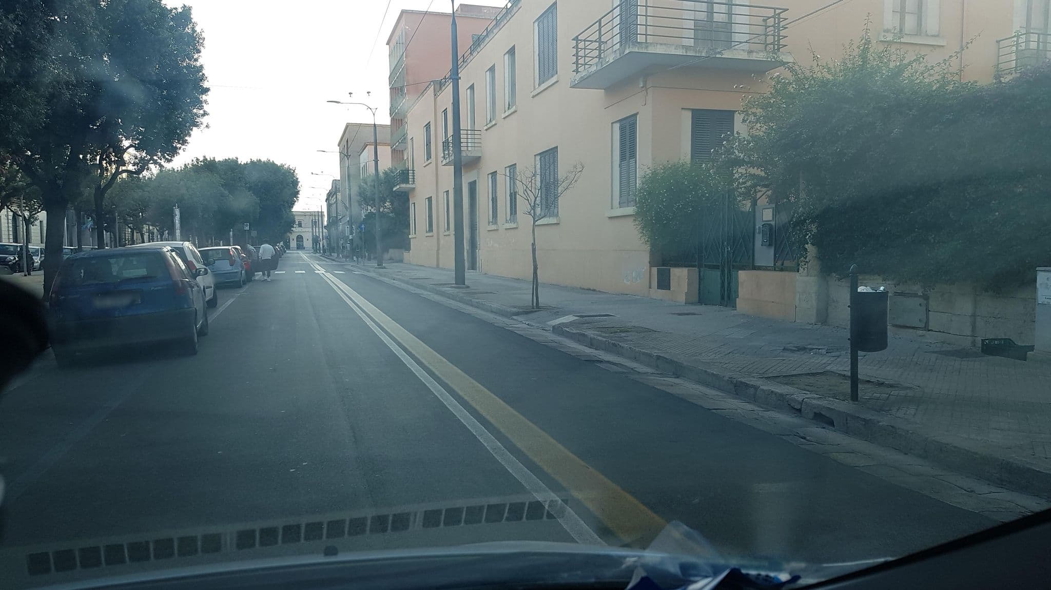 Street view near Palazzo Massari Rooms, Lecce