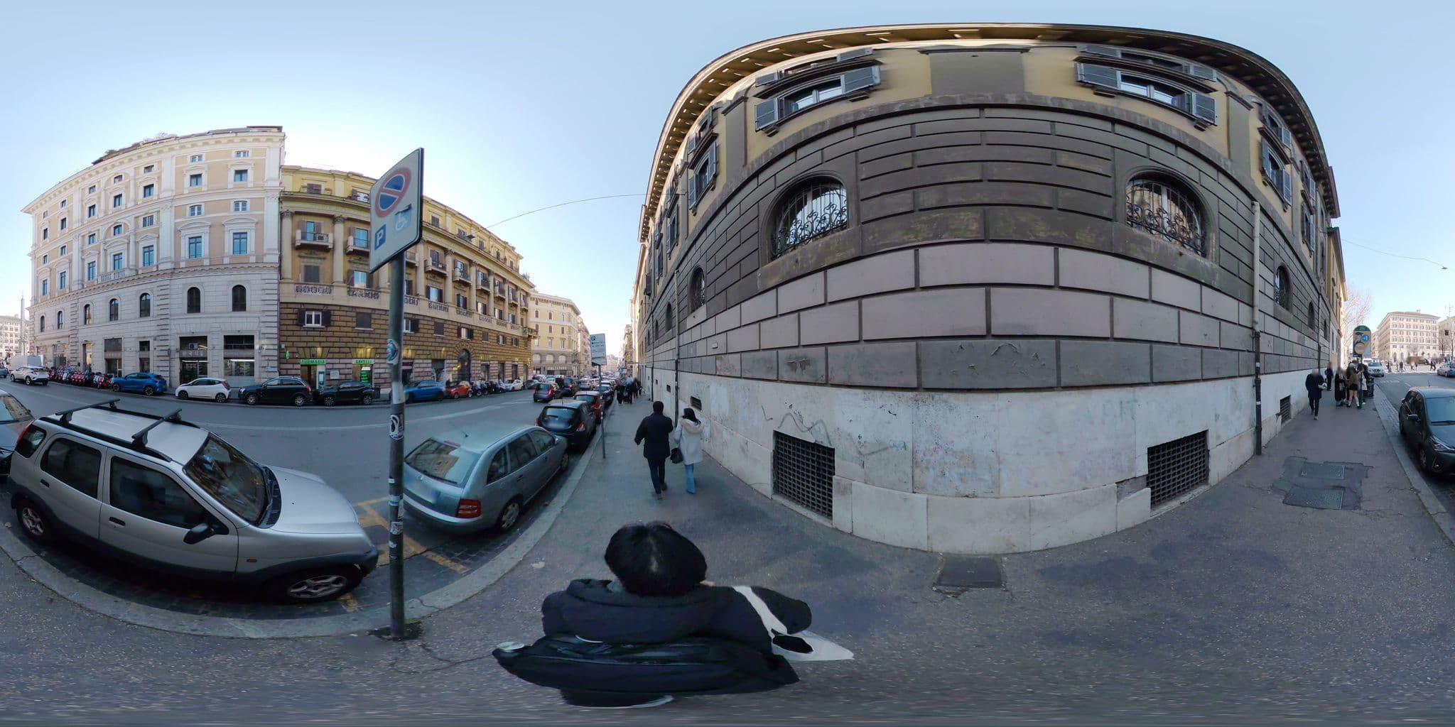 Street view near Princeps Boutique Hotel, Monti
