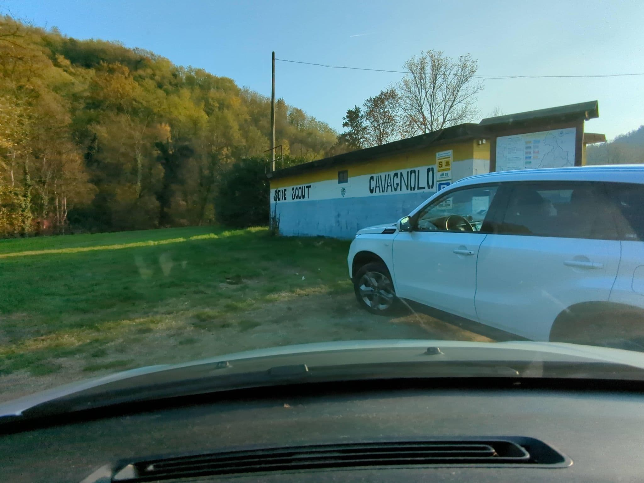 Street view near Area sosta Camper Santa Fede, Pomaretto — © musuruan (CC BY-SA · Mapillary)
