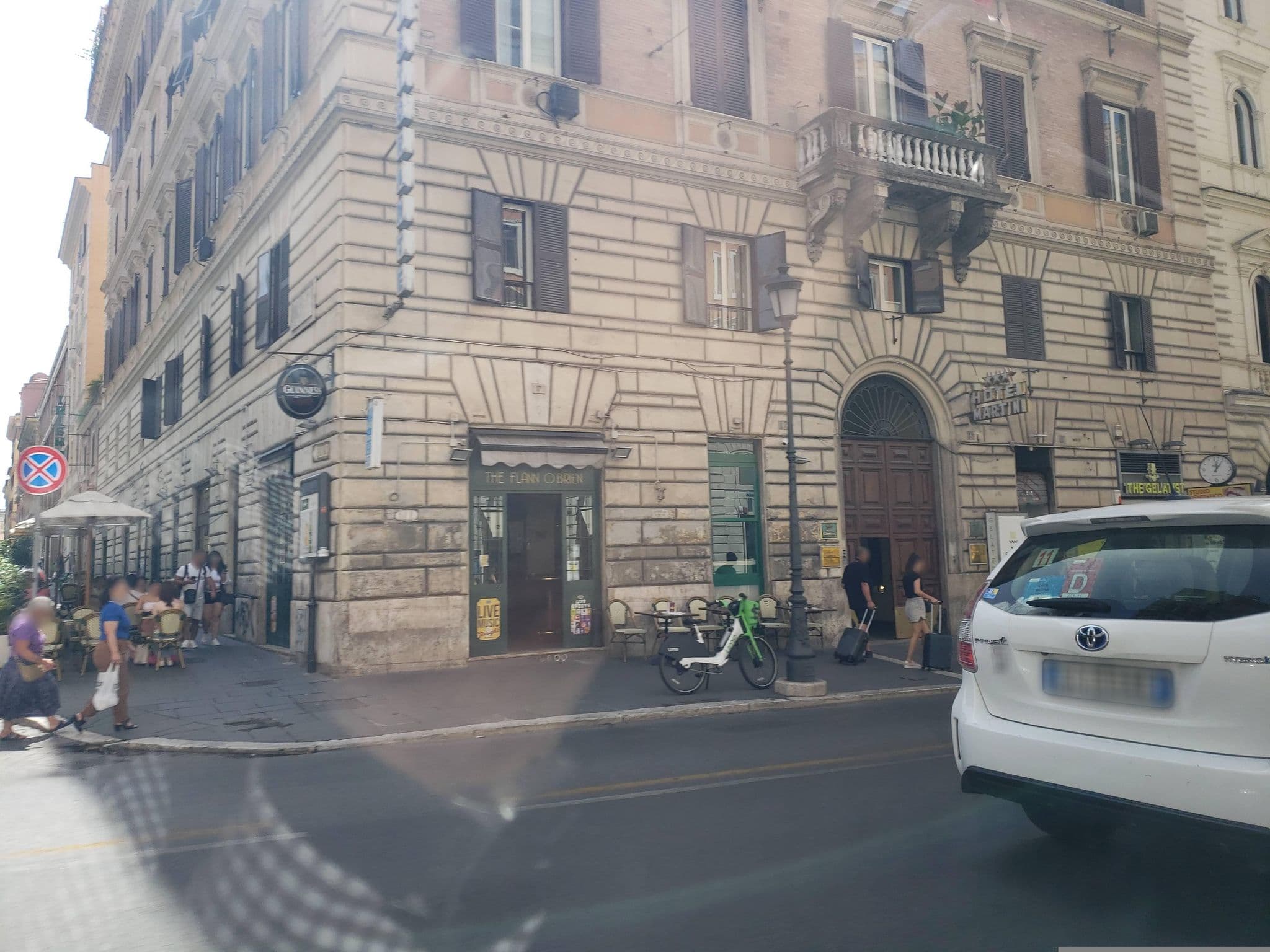 Street view near Hotel Cortina, Monti