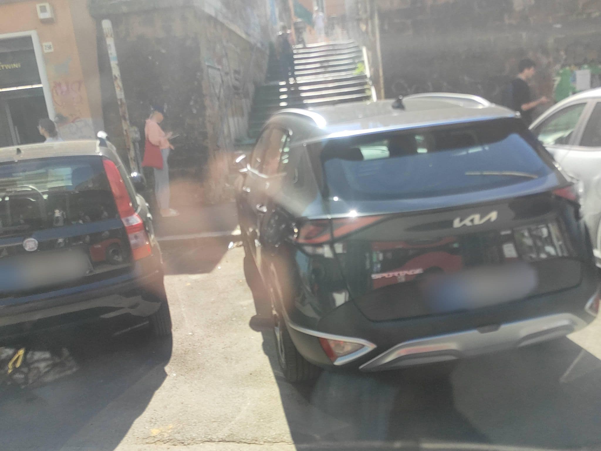 Street view near Scalini di Trastevere, Trastevere — © omfg_notpr (CC BY-SA · Mapillary)