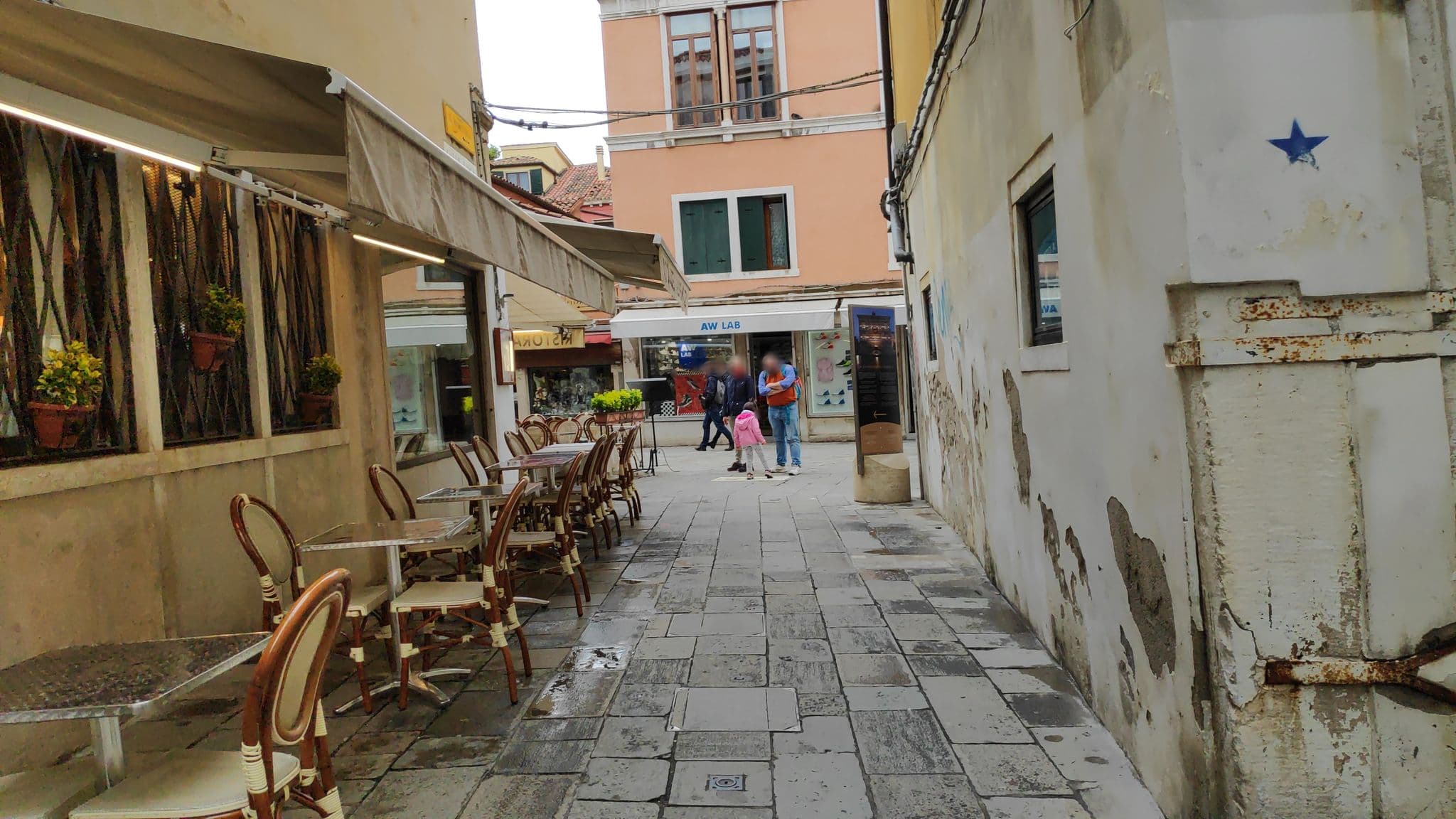 Street view near Hotel La Forcola, Venice