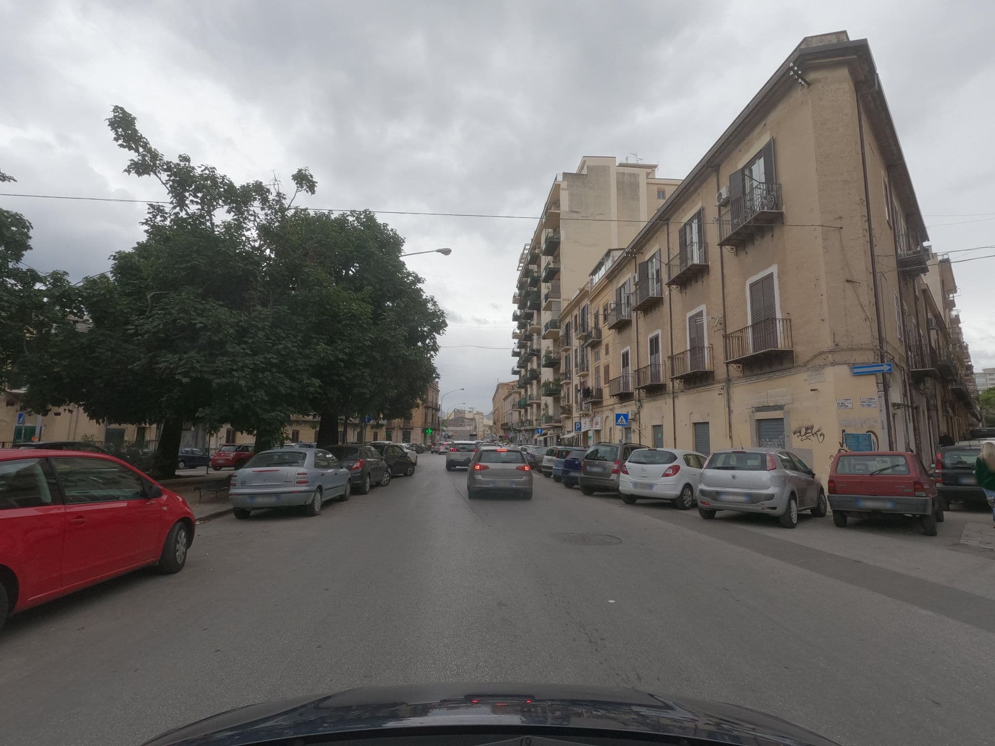 Street view near Zisa House, Palermo