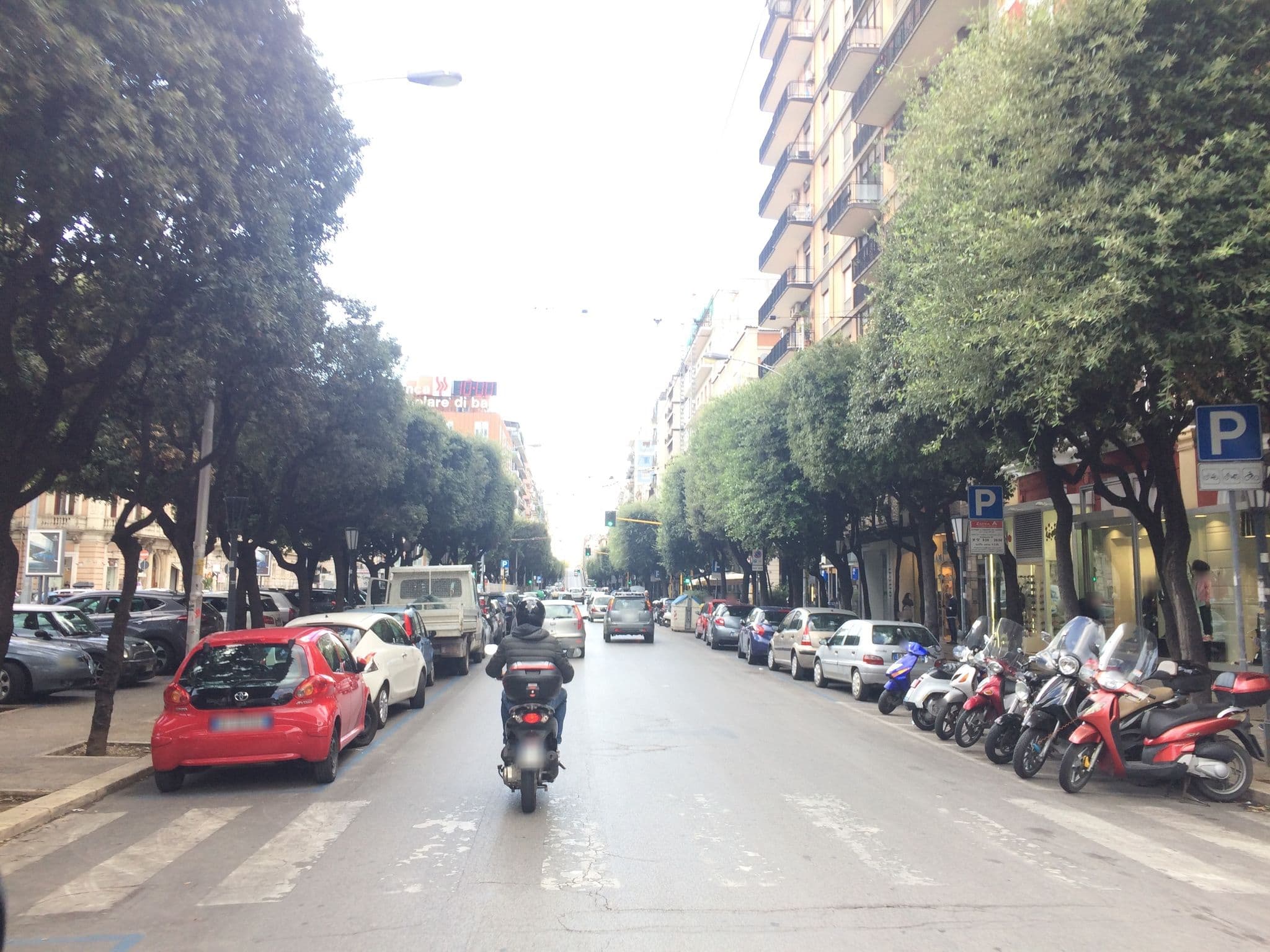 Street view near Hotel Oriente, Bari