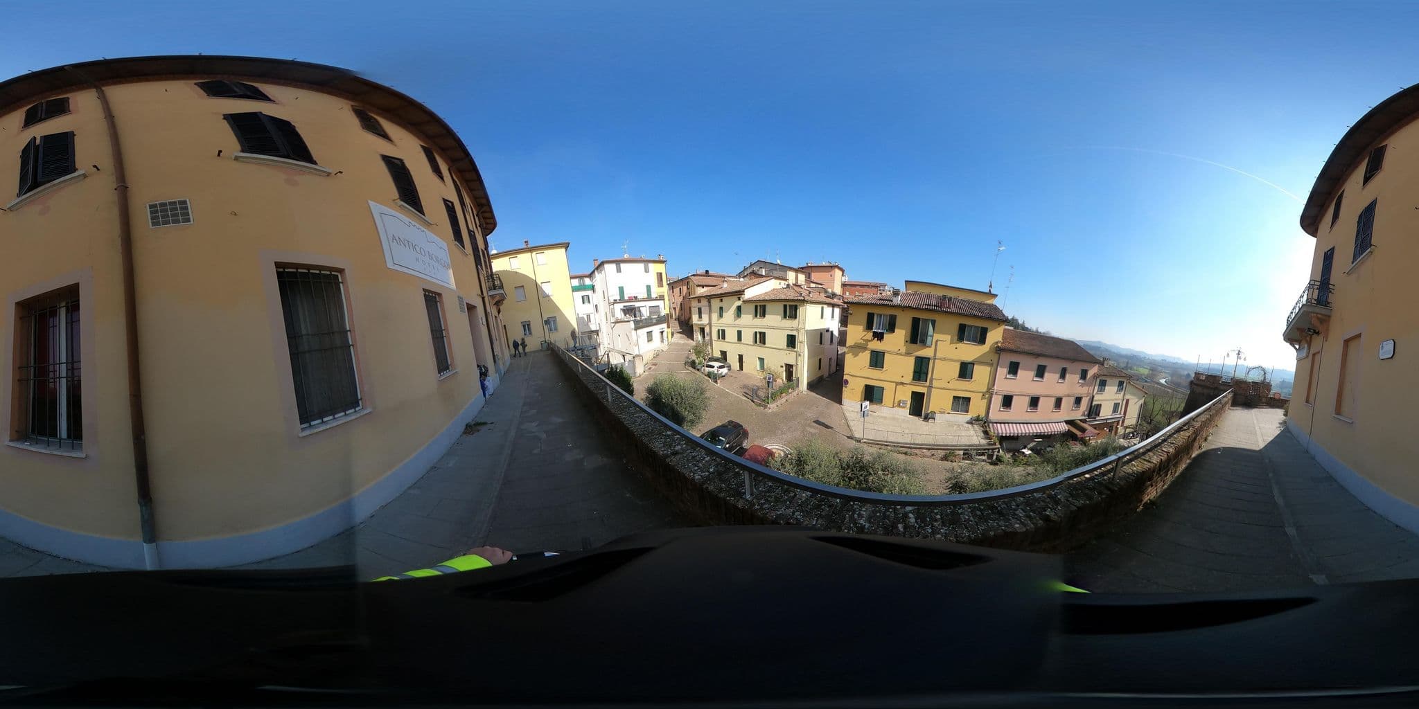 Street view near Golf Hotel, Riolo Terme — © TombolanAssociati (CC BY-SA · Mapillary)