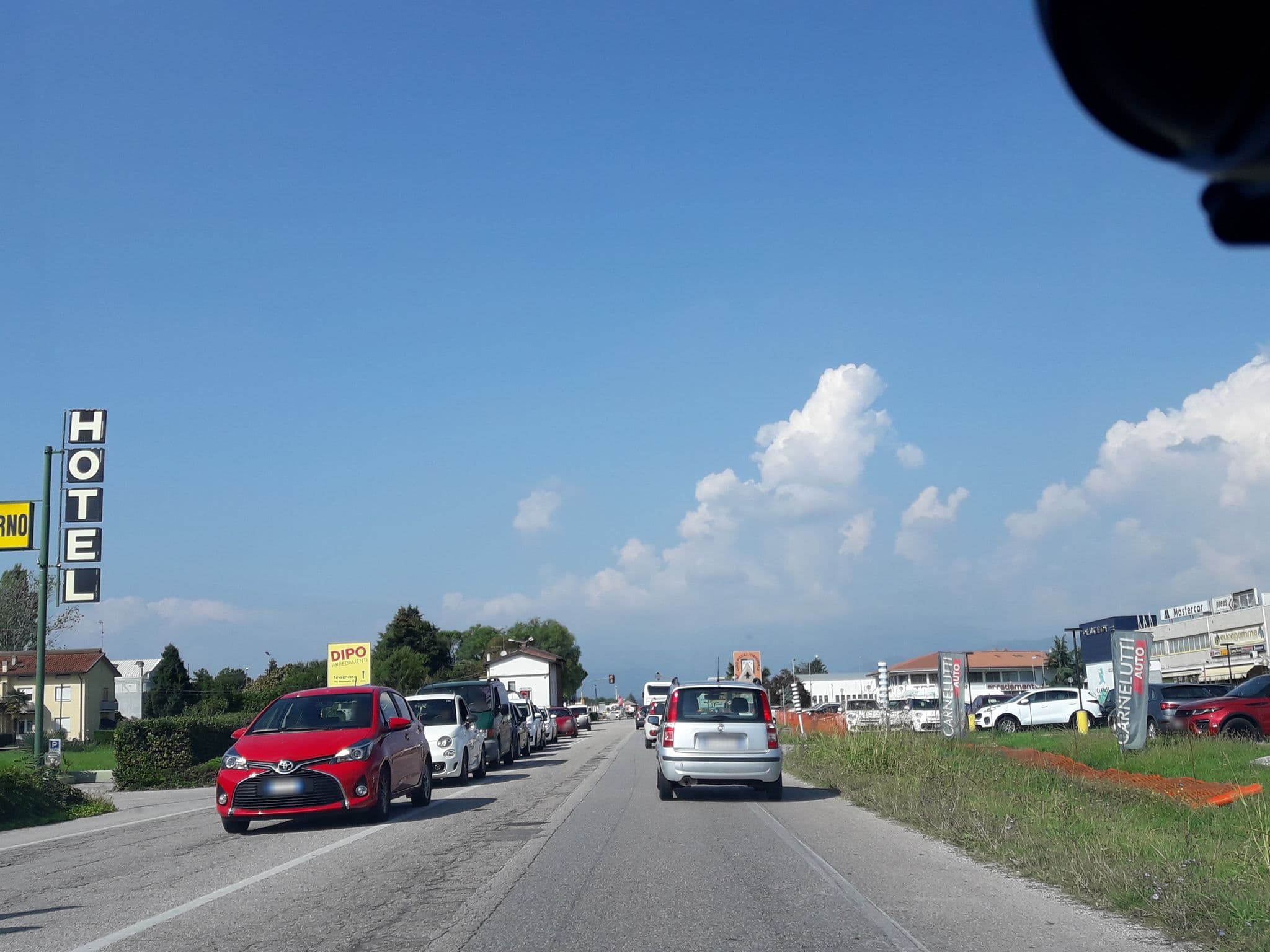 Street view near Hotel Moderno, Tavagnacco — © cartophile (CC BY-SA · Mapillary)