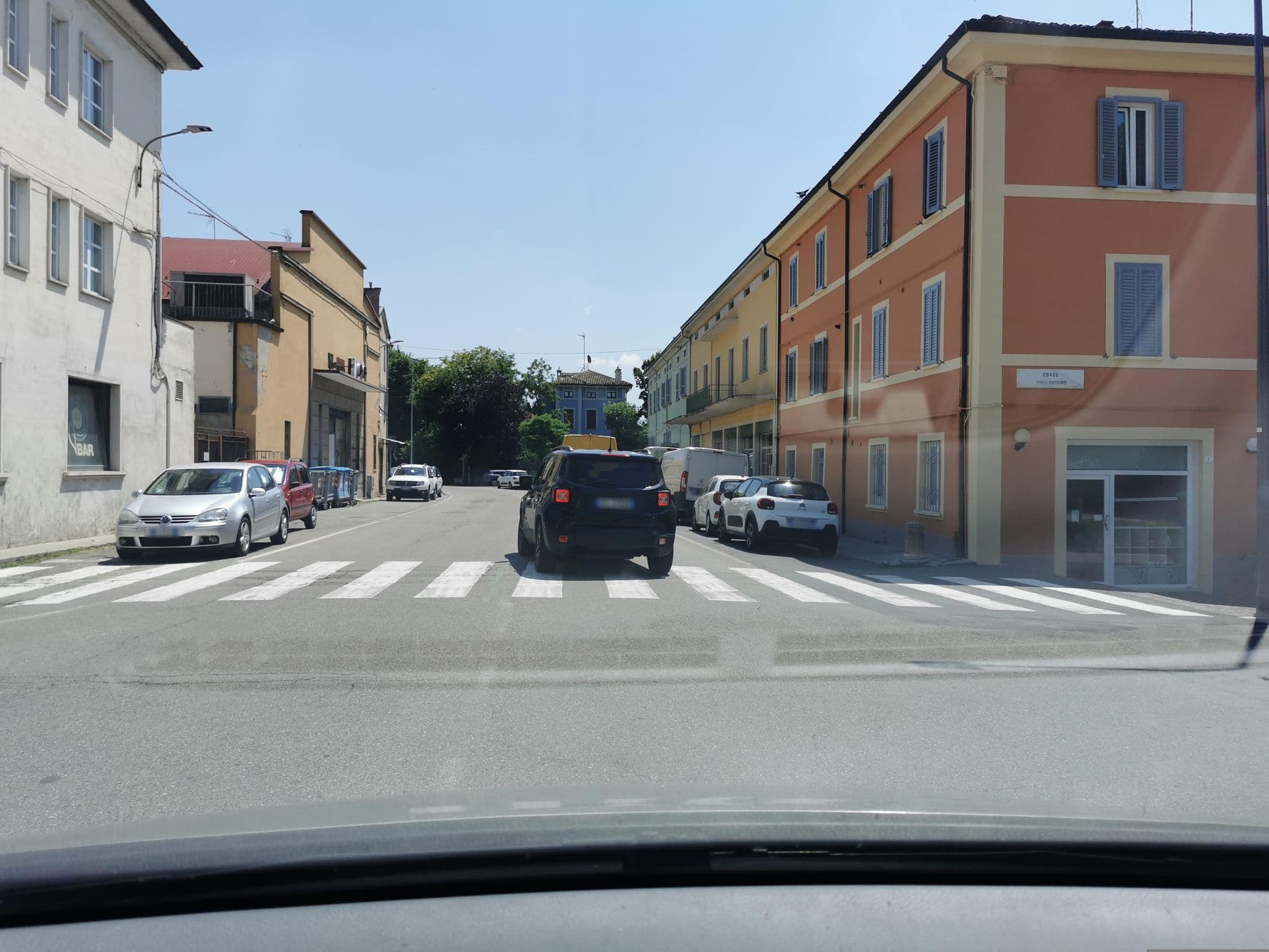Street view near Hotel Sole, Busseto — © canfe (CC BY-SA · Mapillary)